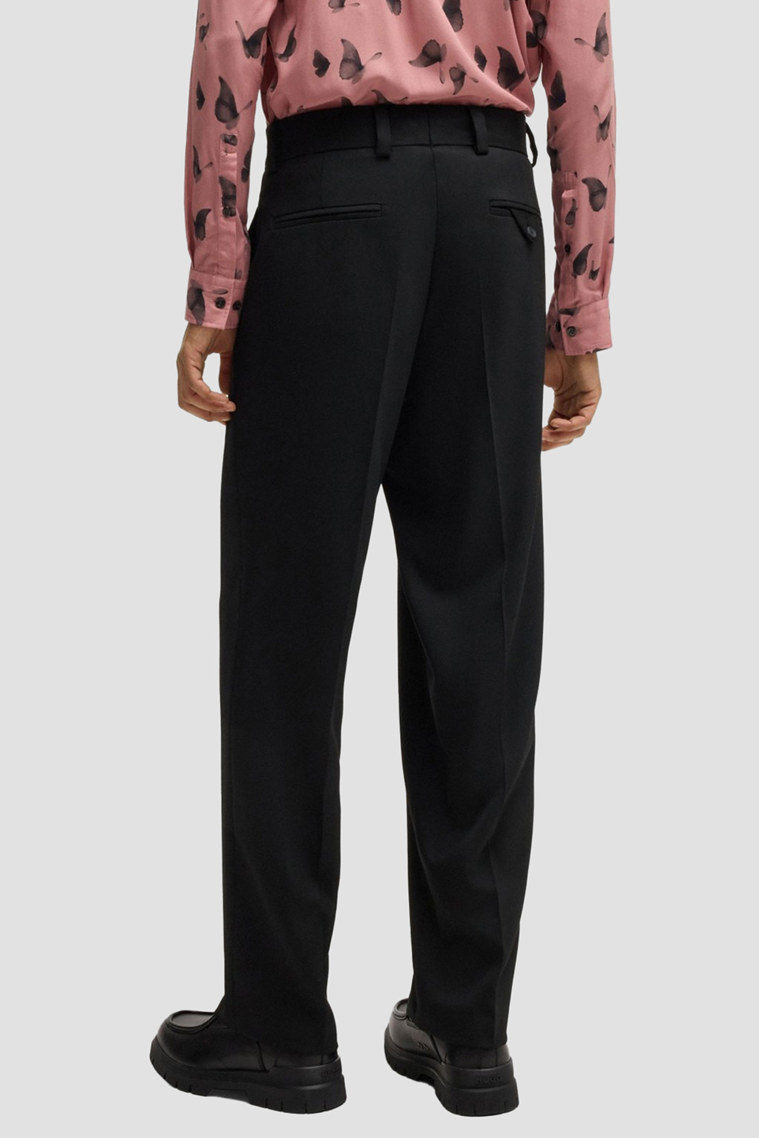 Мужские черные брюки HUGO 50538671;001