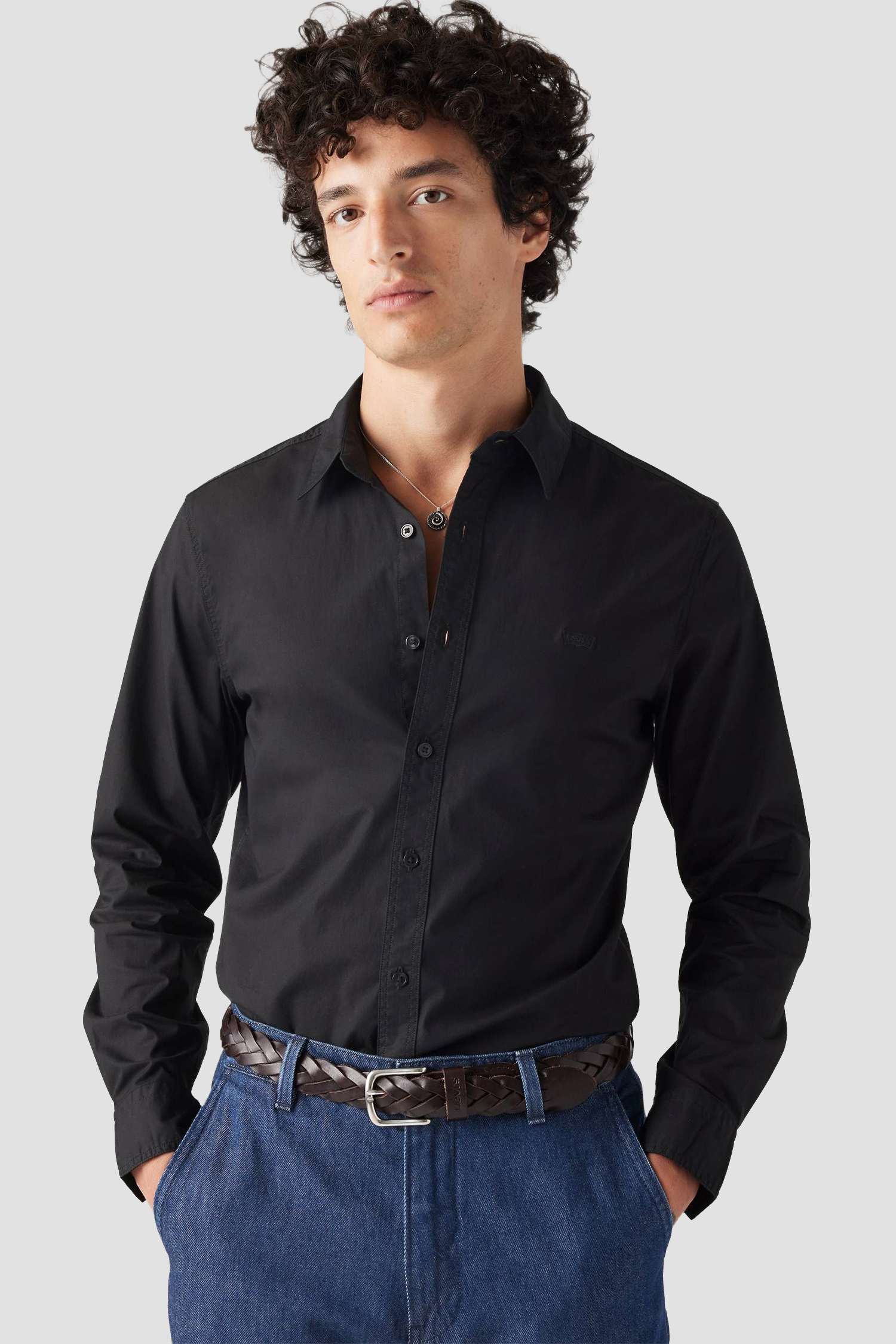 Мужская черная рубашка Levi’s® 86625;0054