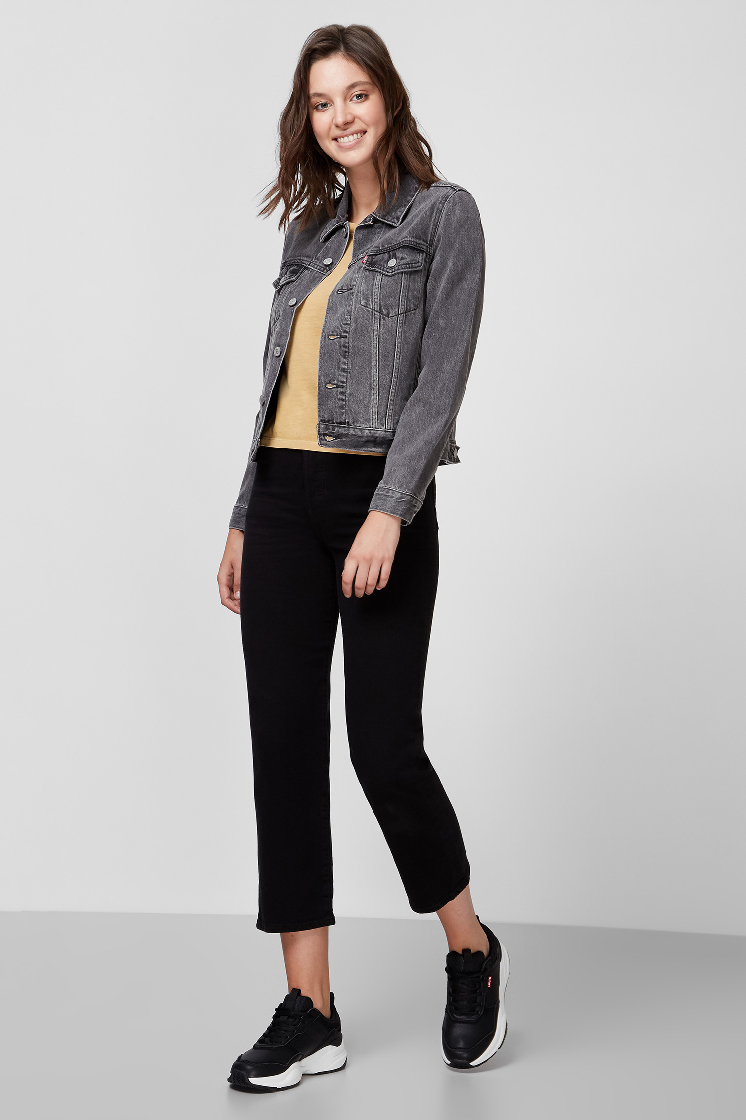 Жіноча сіра джинсова куртка Original Trucker Jacket Levi’s® 29945;0097