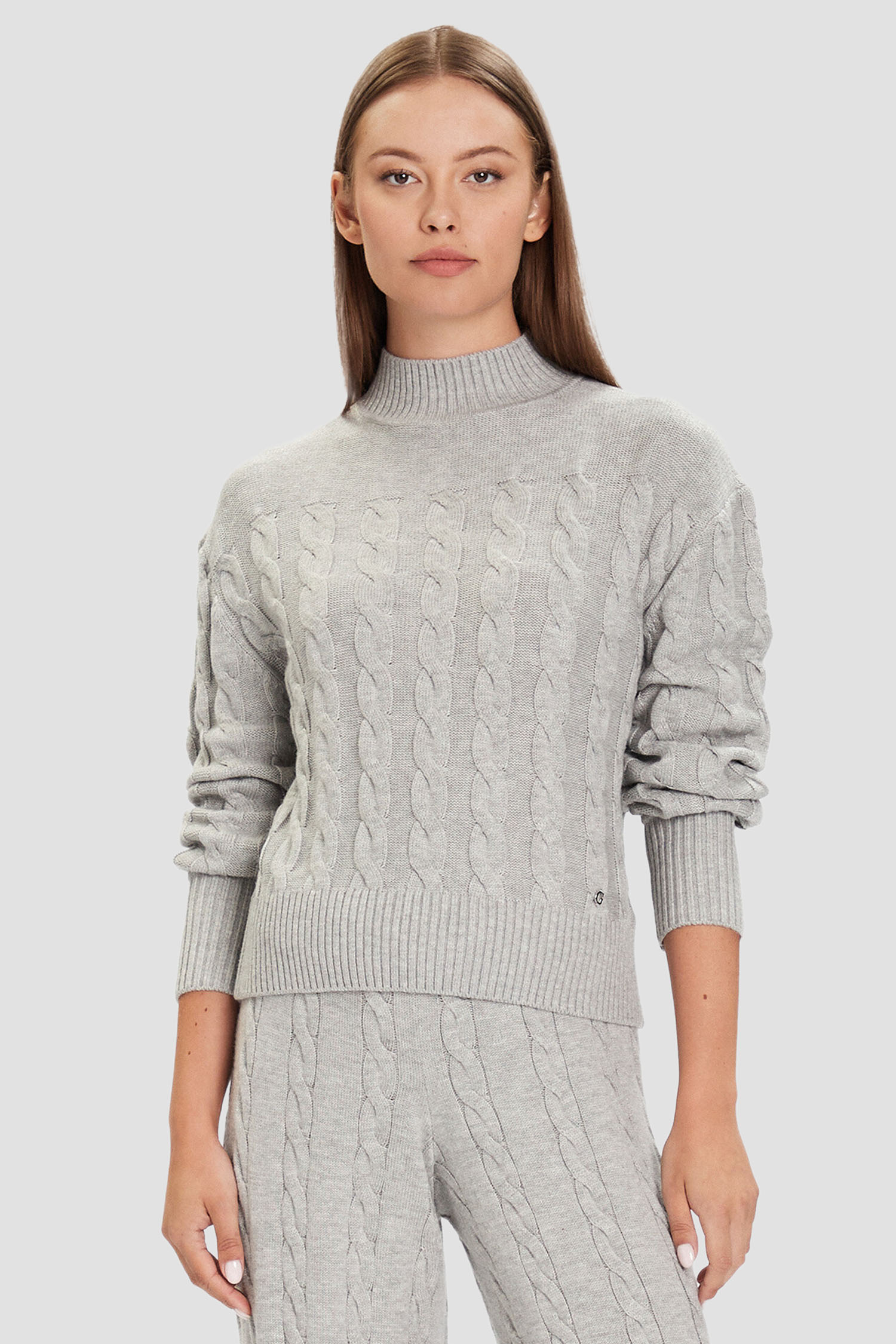Женский серый гольф Guess W5BR30.Z1192;LMGY