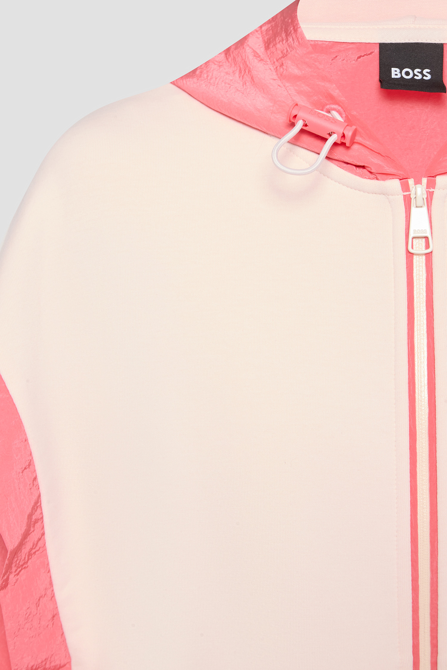 Женская розовая кофта на молнии BOSS 50541327;685