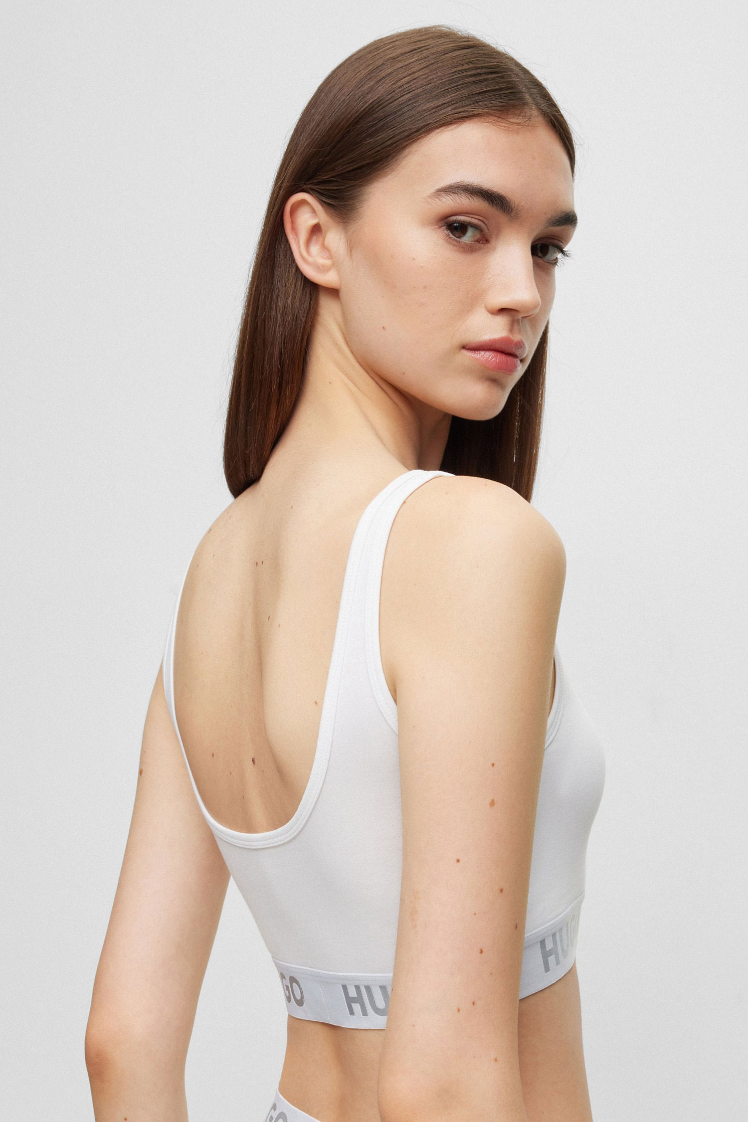 Жіночий білий топ HUGO 50469631;100