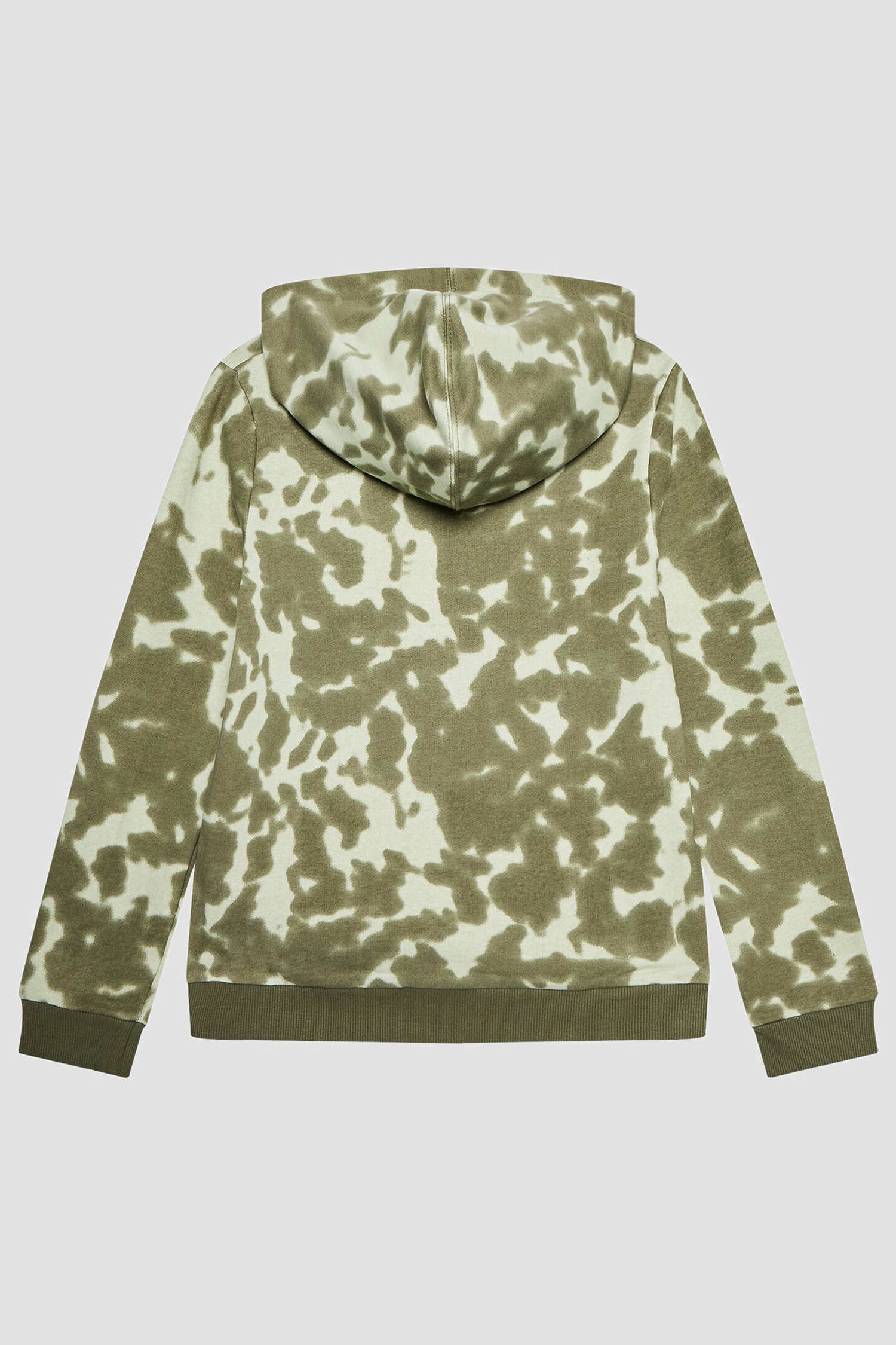 Детское зеленое худи с узором Guess Kids L3BQ06.KAD73;P05I