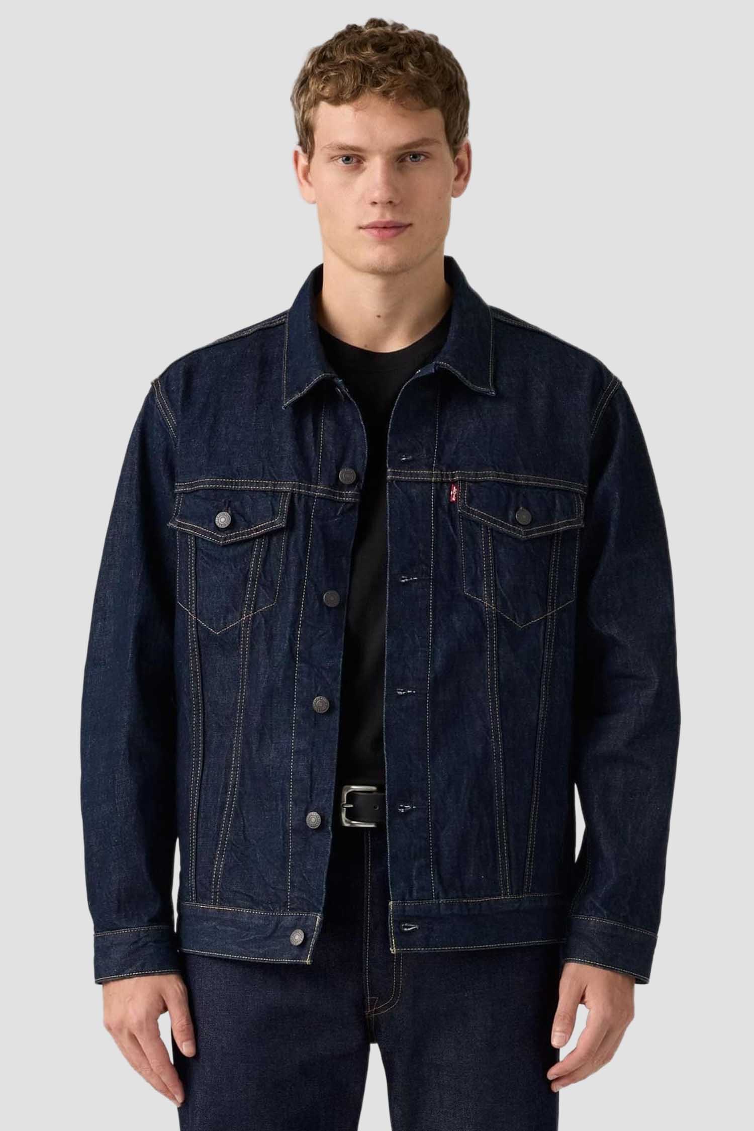 Чоловіча темно-синя джинсова куртка Levi’s® A5782;0083
