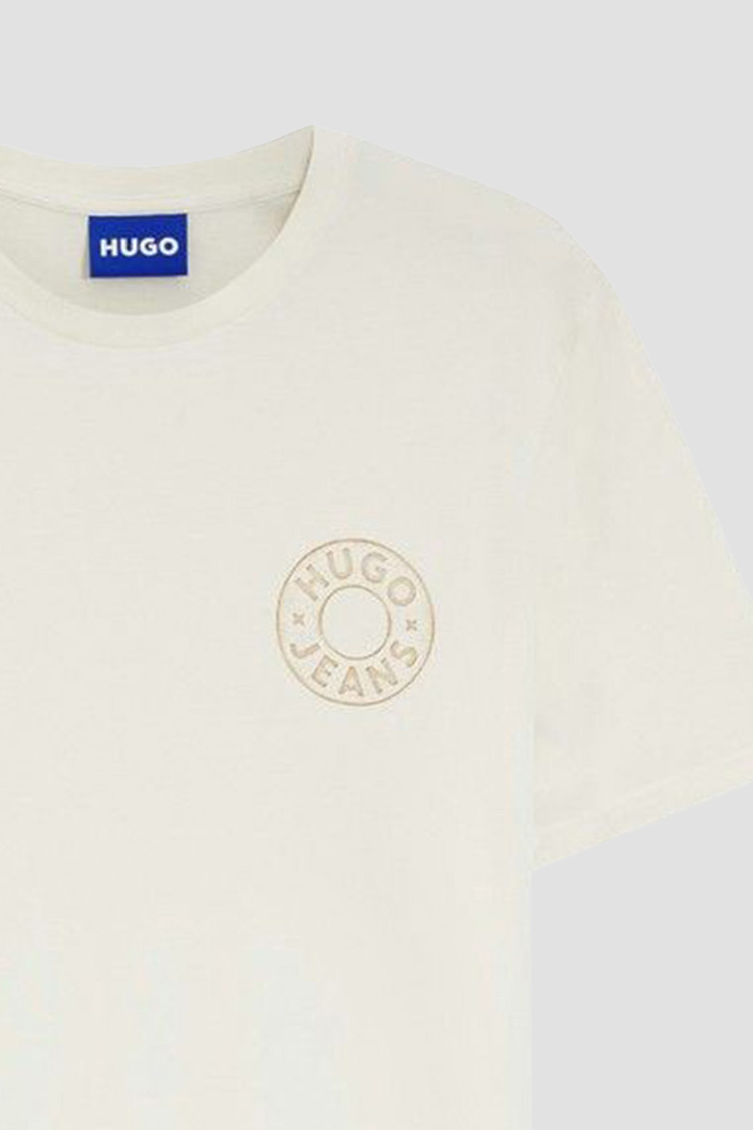 Мужская белая футболка HUGO BLUE 50572303;121