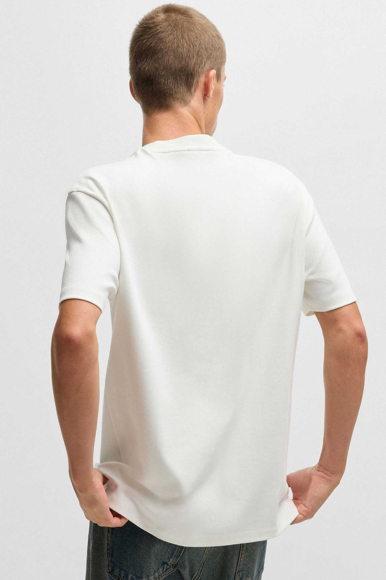 Мужская белая футболка HUGO 50505201;102