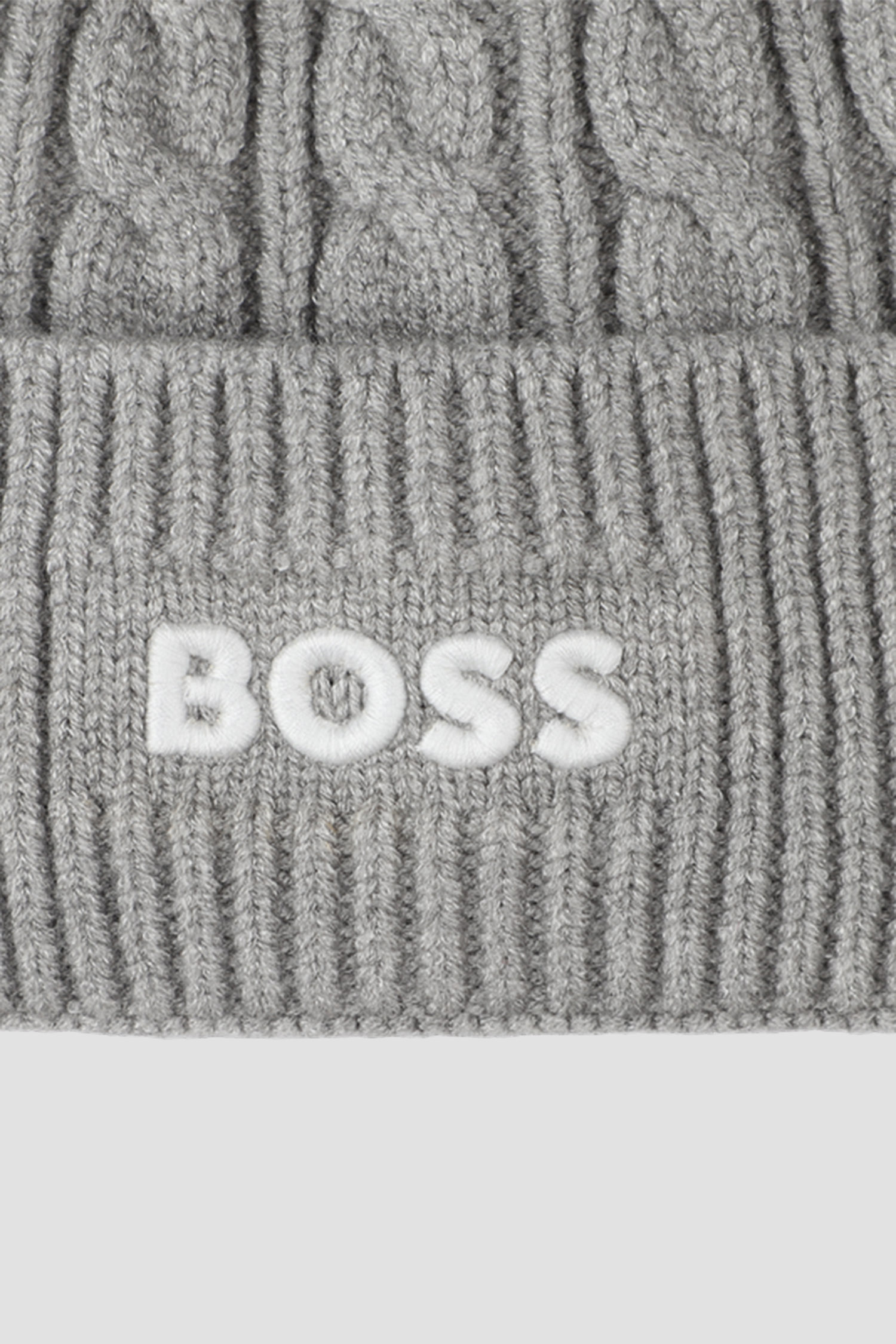 Детская серая шапка BOSS kids J52700;A32