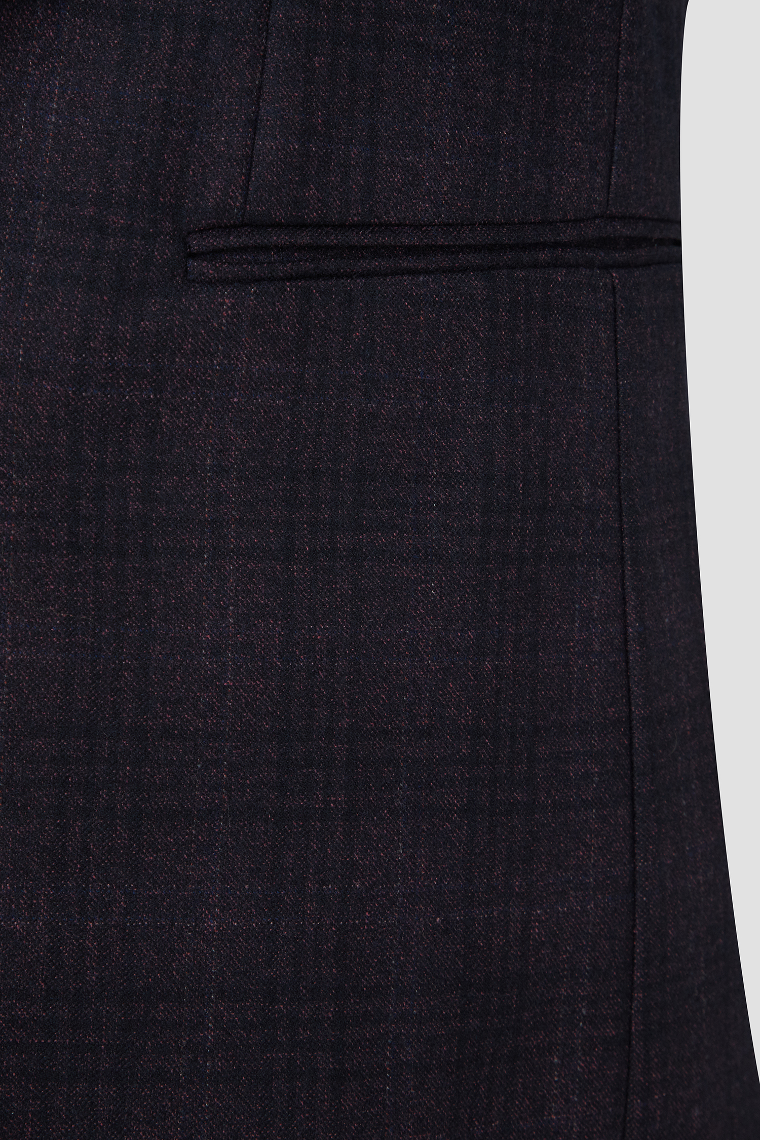 Мужской шерстяной костюм в клетку (пиджак, брюки) BOSS 50503258;602