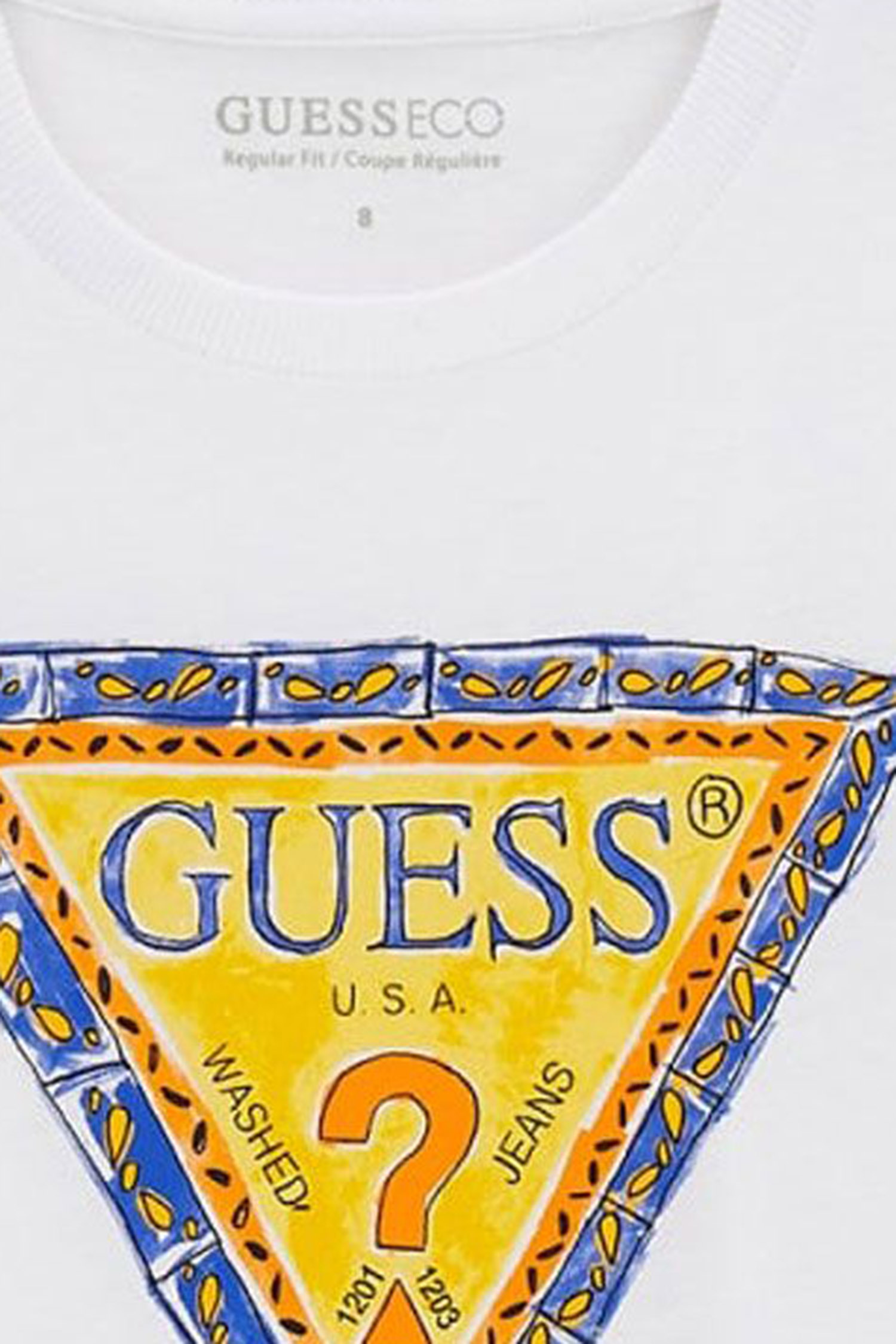 Дитяча біла футболка Guess Kids L6GI00.K8HM4;G011
