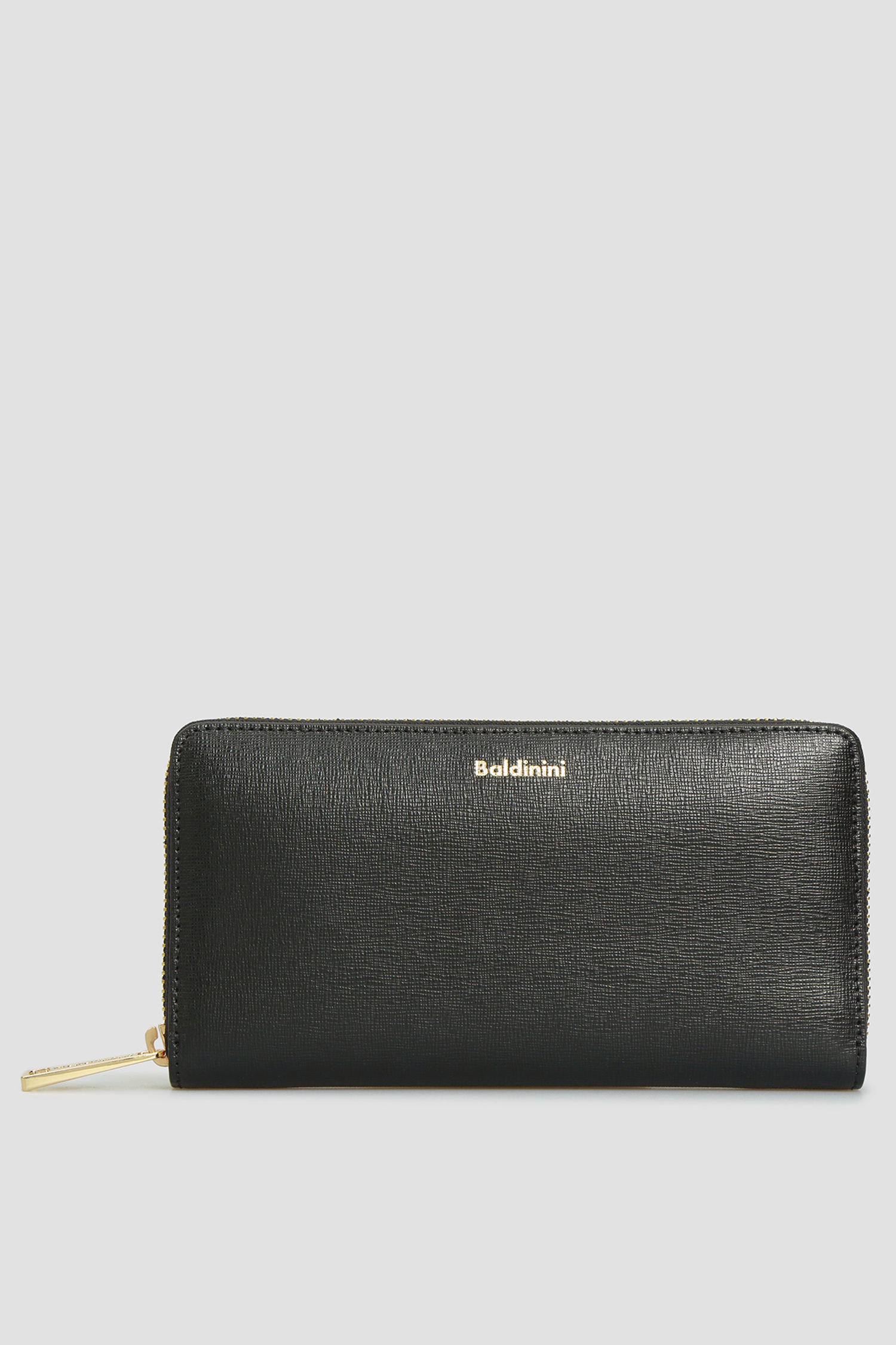 Жіночий чорний шкіряний гаманець Baldinini P2B002SAFF;0000
