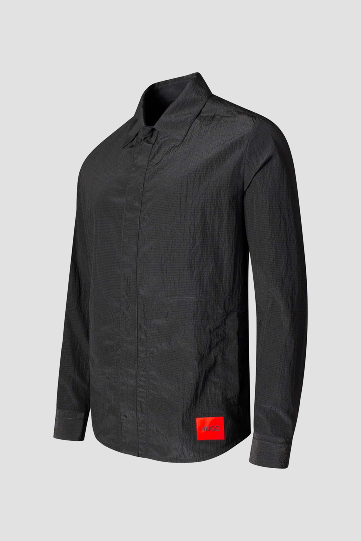 Мужская черная рубашка HUGO 50465120;001