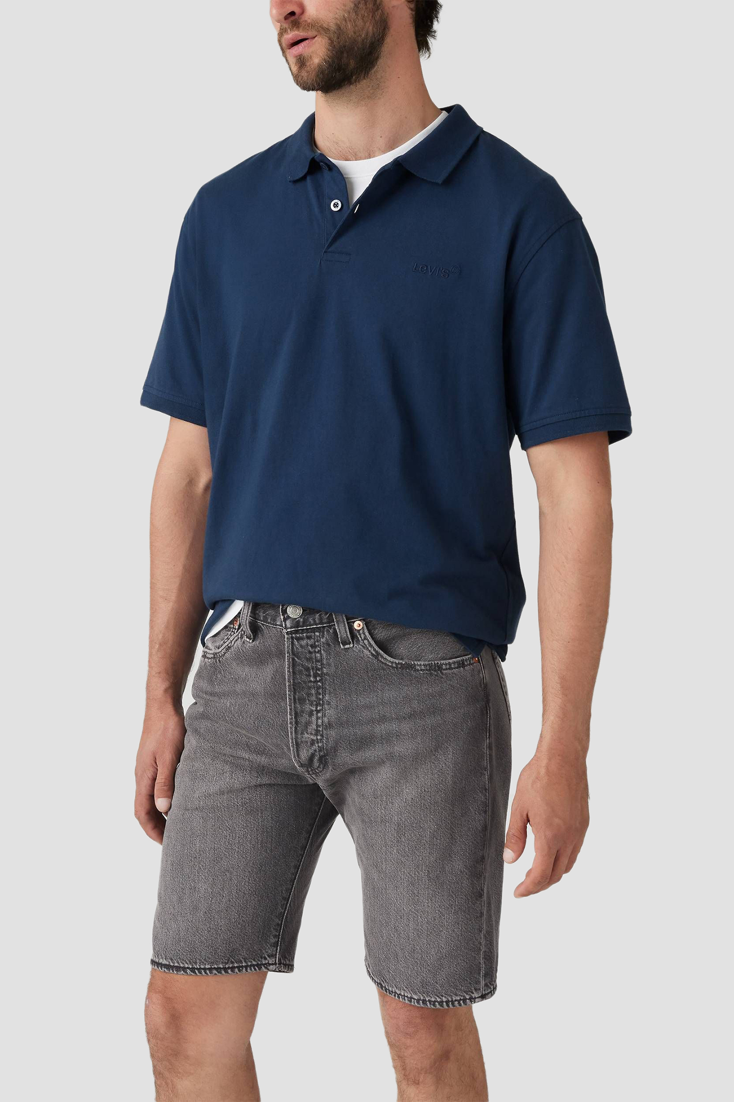 Чоловічі сірі джинсові шорти 501® Levi’s® 36512;0254