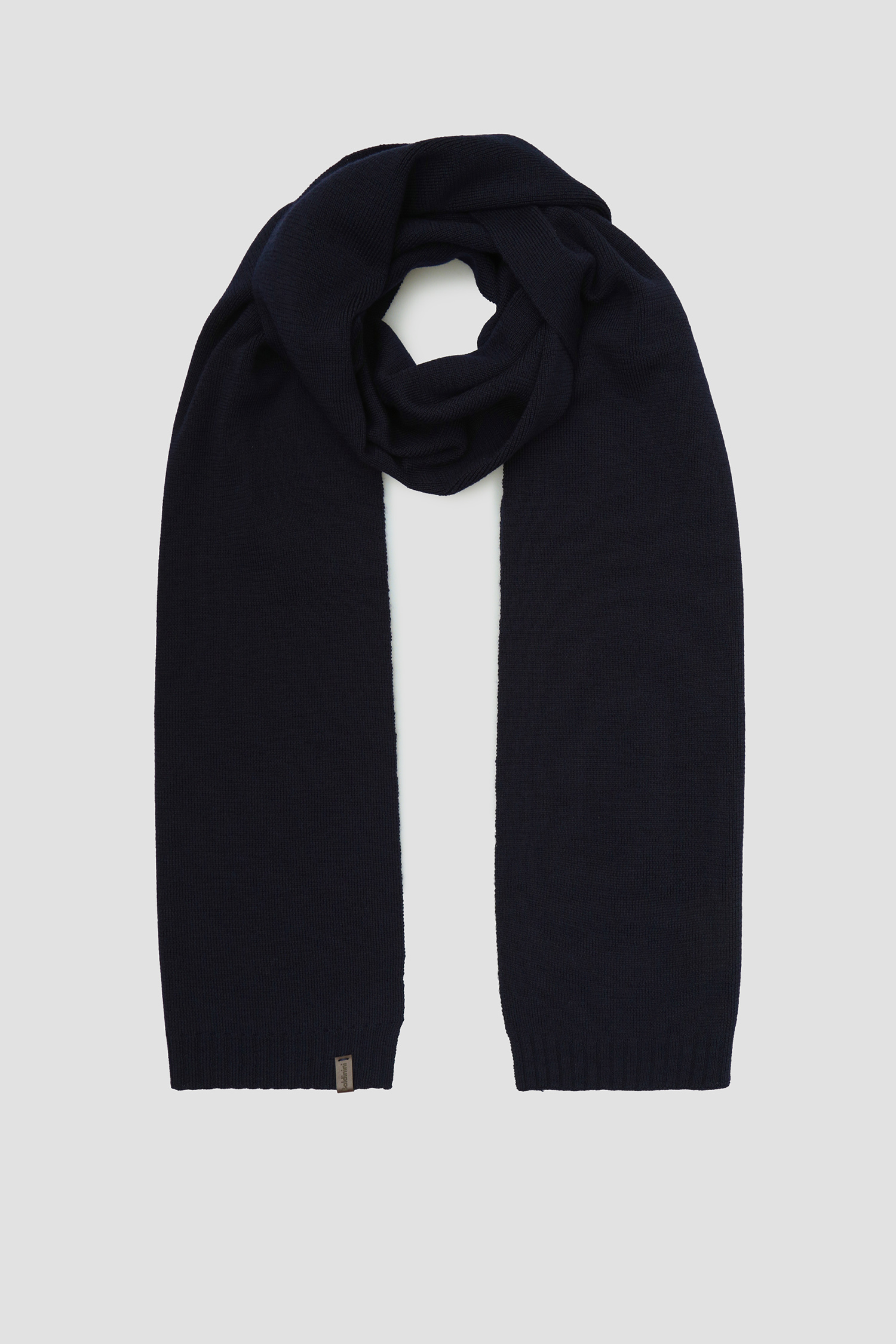 Мужской темно-синий шерстяной шарф Baldinini S2BC02ANTE;1500
