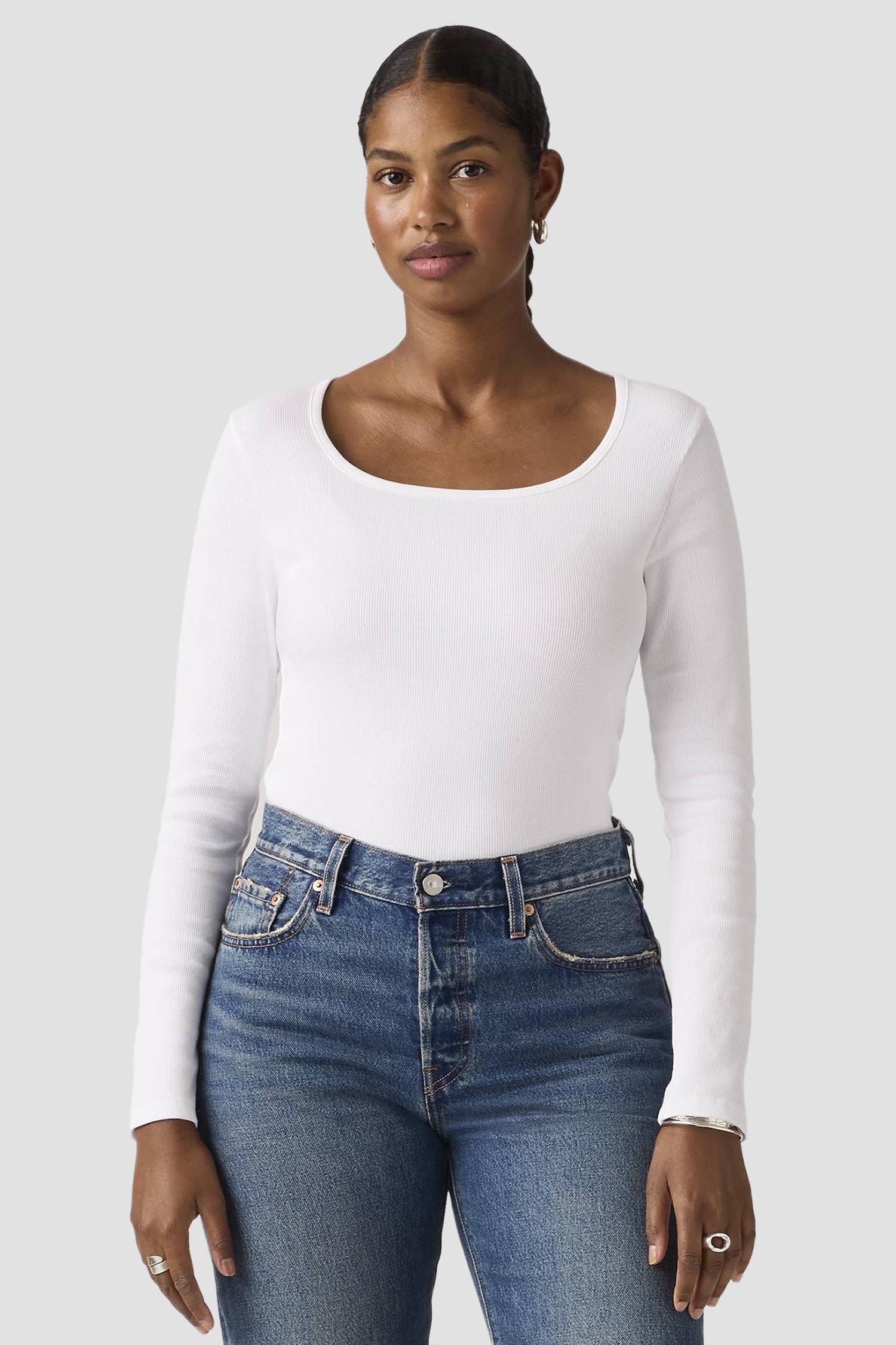 Жіночий білий лонгслів Levi’s® 005IO;0005