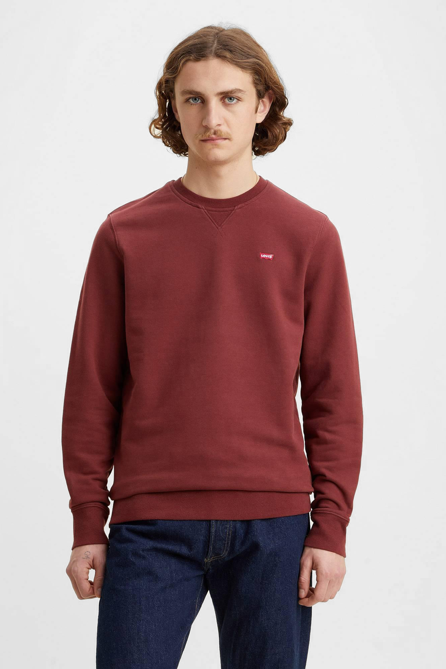 Мужской бордовый свитшот Levi’s® 35909;0022 — Ultrashop