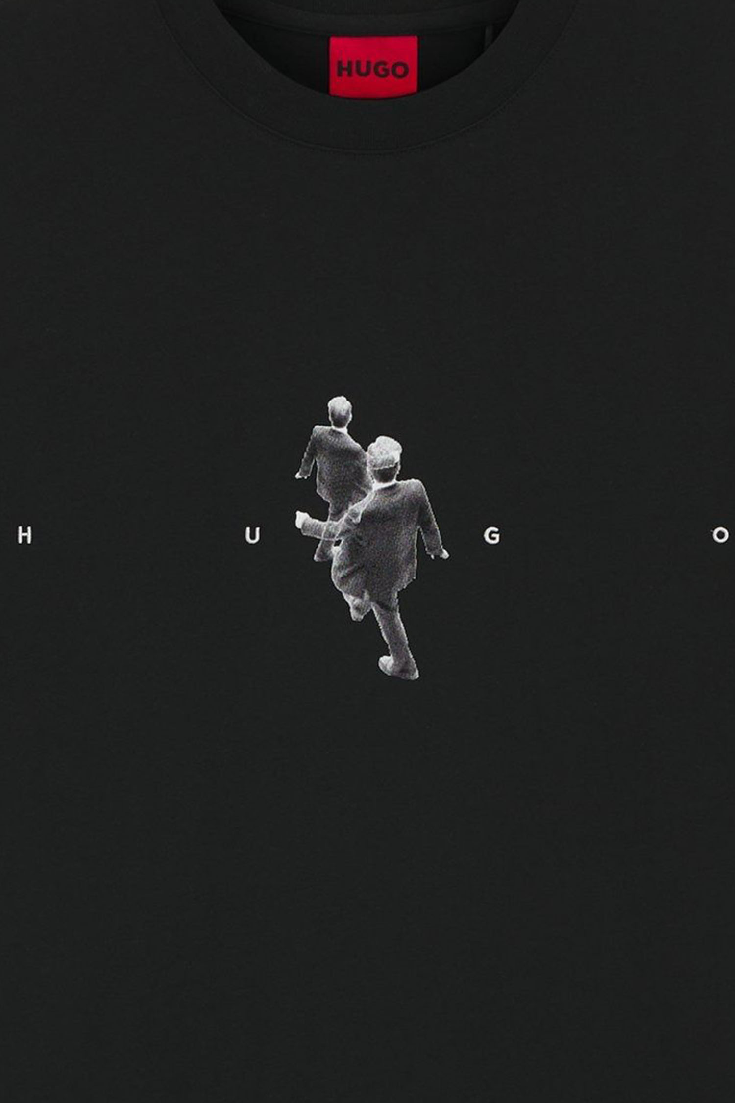 Мужская черная футболка HUGO 50553337;001