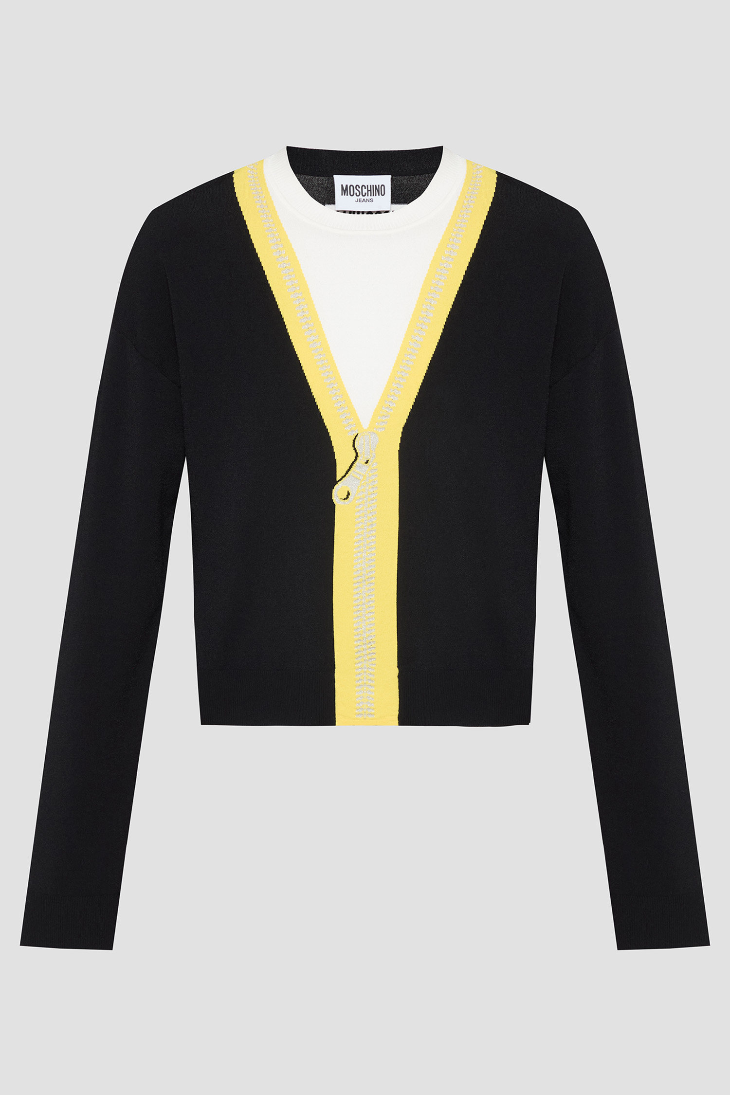 Жіночий чорний джемпер Moschino J0903.8201;2029
