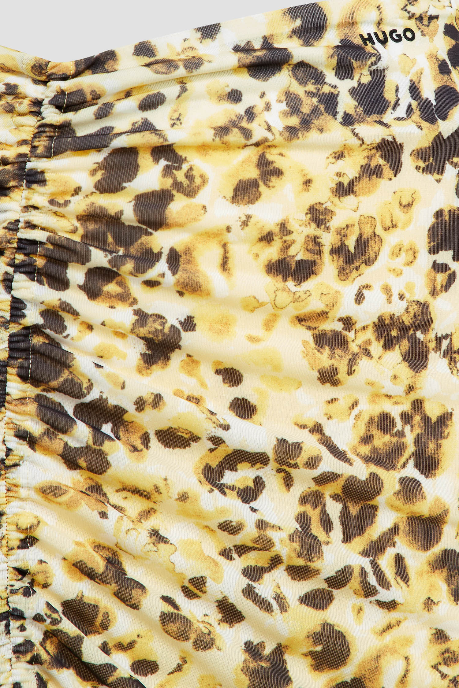 Женская желтая юбка с узором HUGO 50498587;961