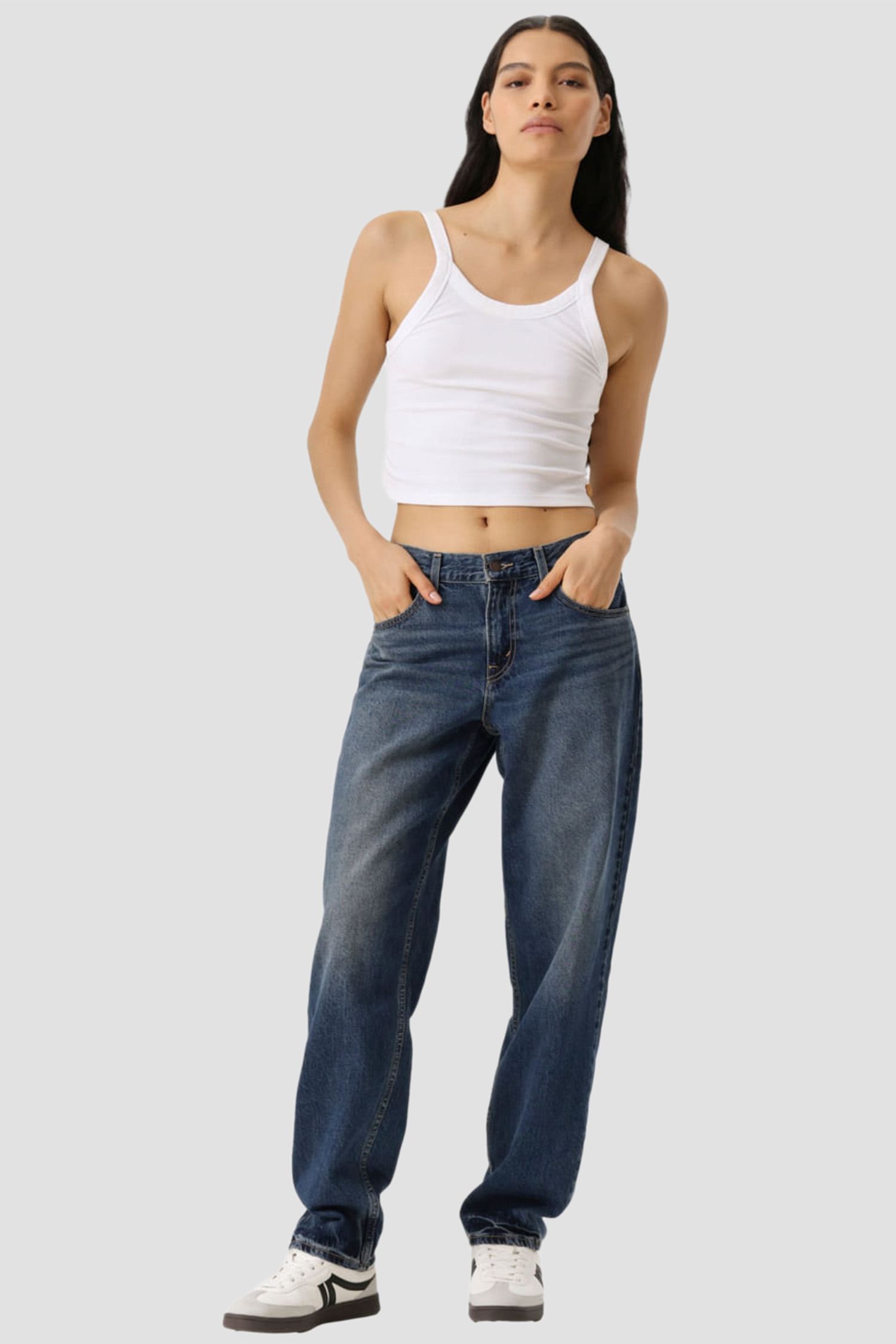 Женские темно-синие джинсы Loose Taper Levi’s® 0083N;0008