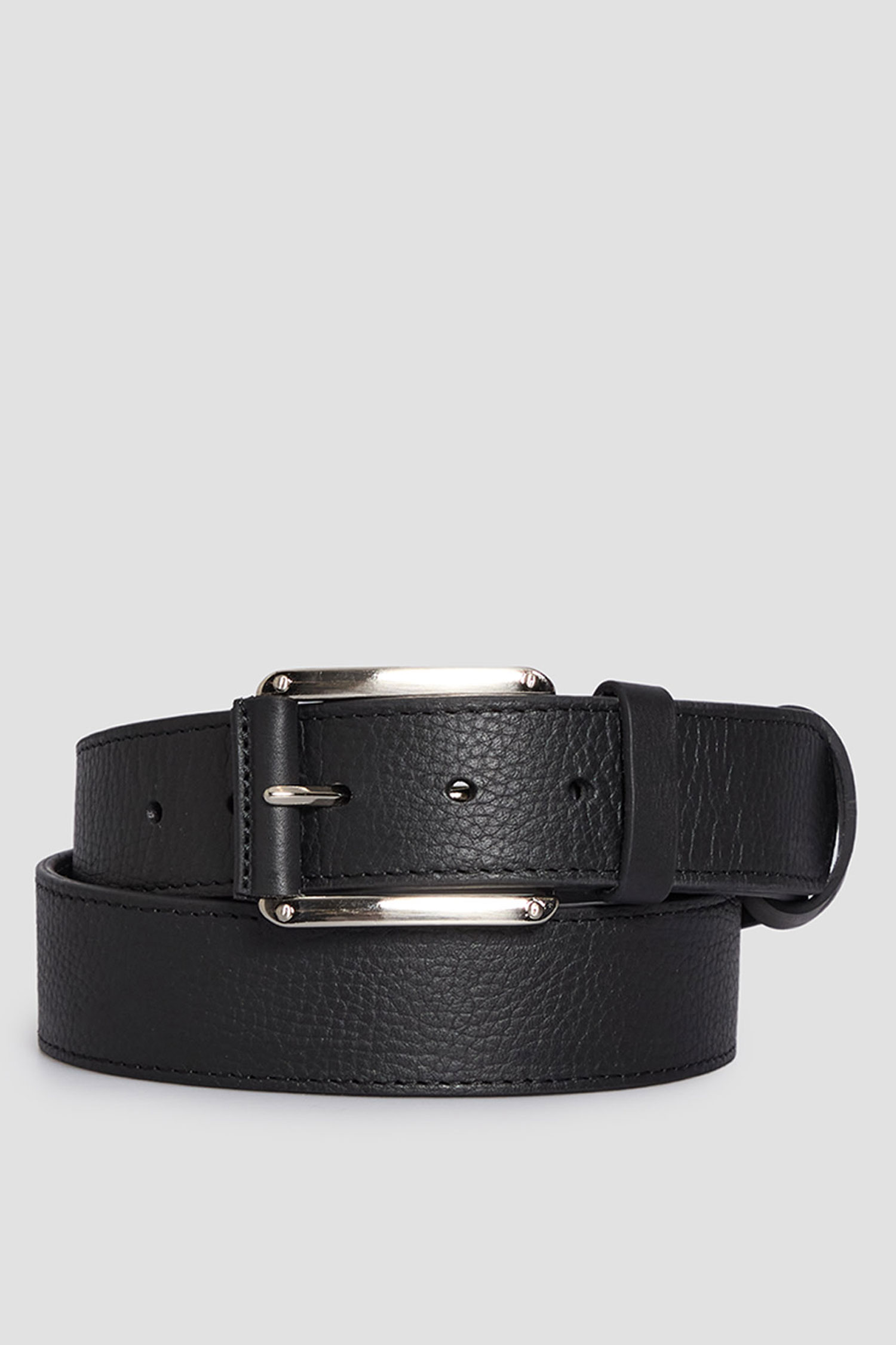 Мужской черный кожаный ремень Karl Lagerfeld 551451.815300;990