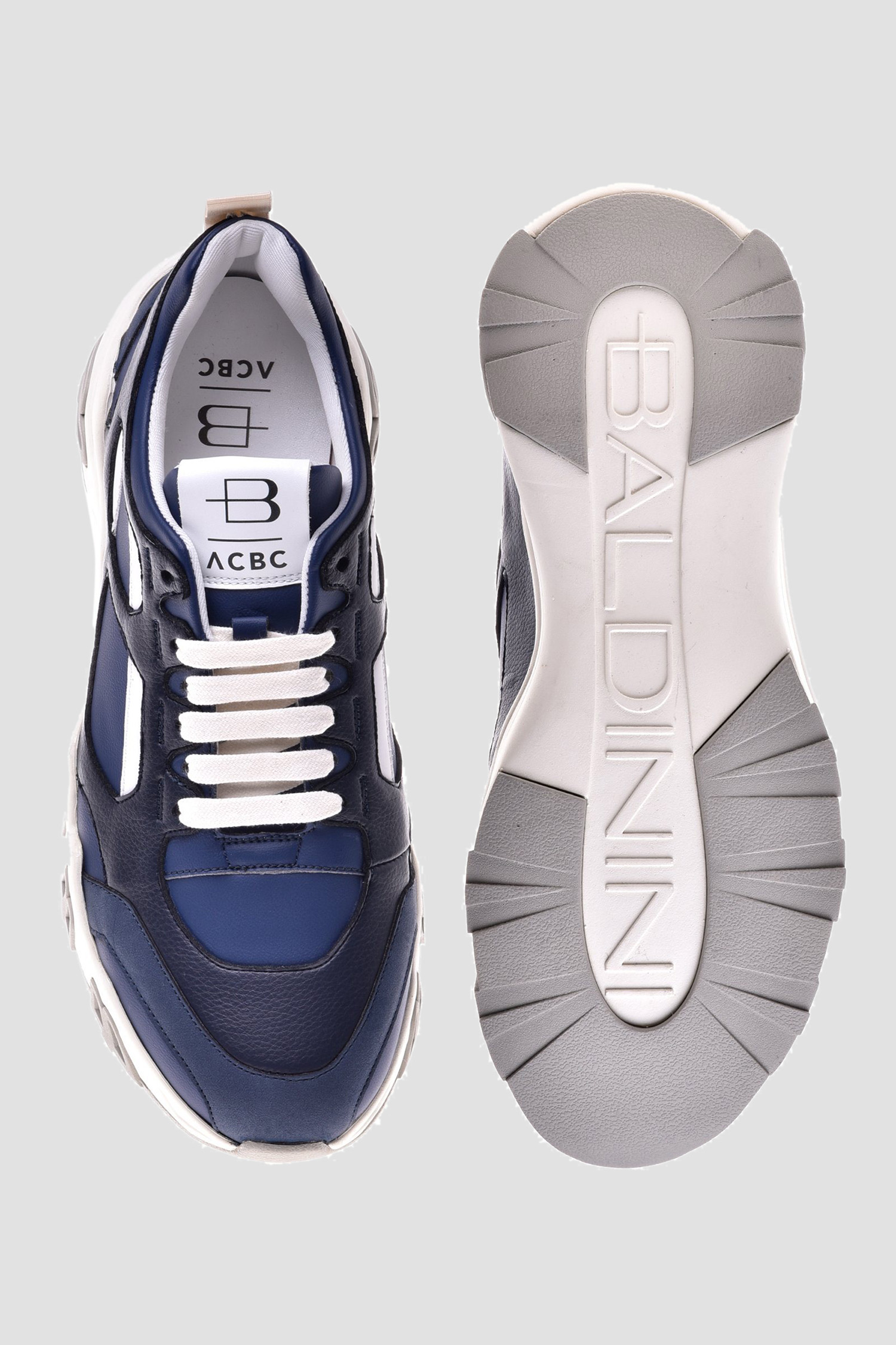 Мужские темно-синие кроссовки Baldinini x ACBC BALDININI U4H001T1ECOM;1500