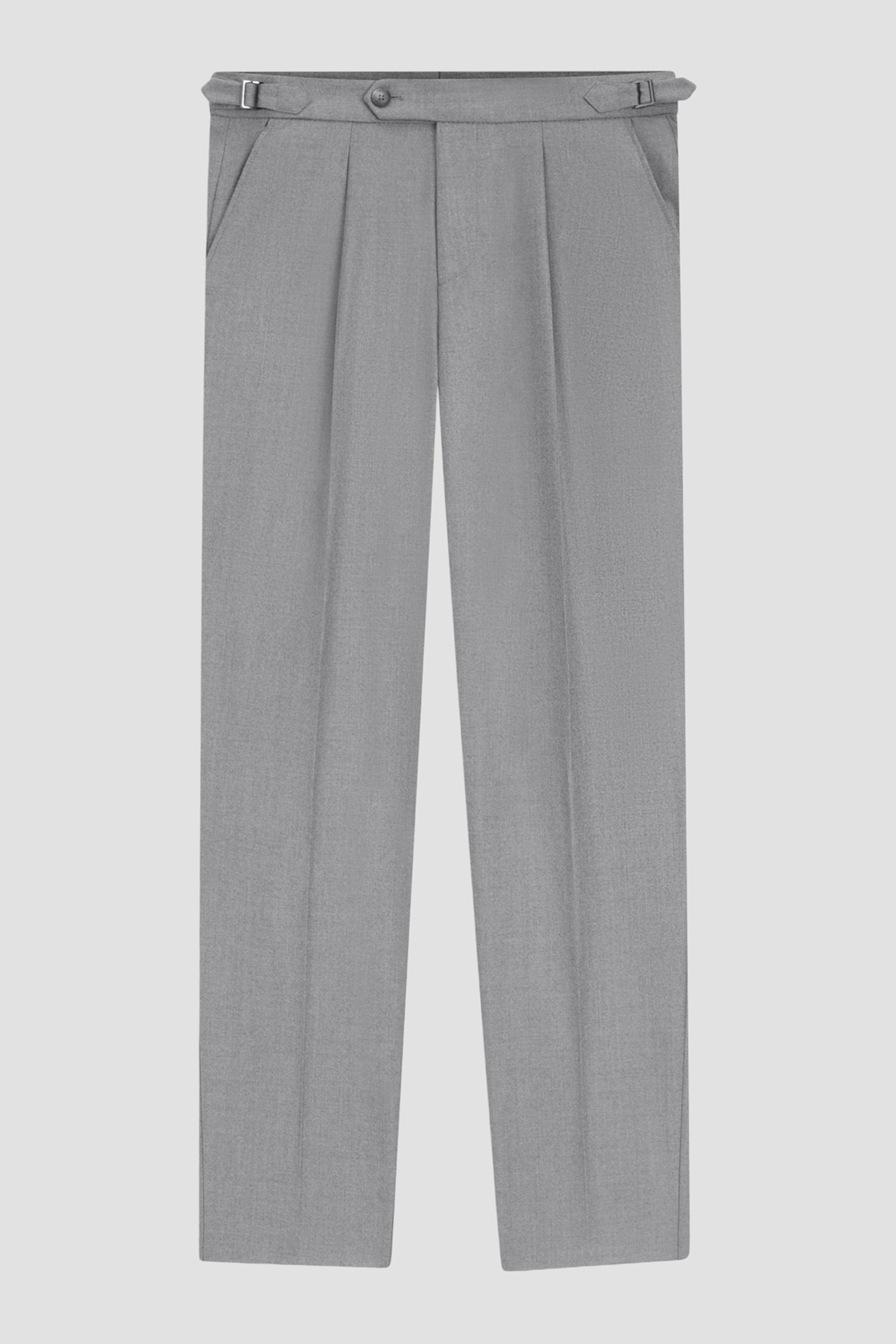 Чоловічі сірі вовняні брюки BOSS 50551829;041