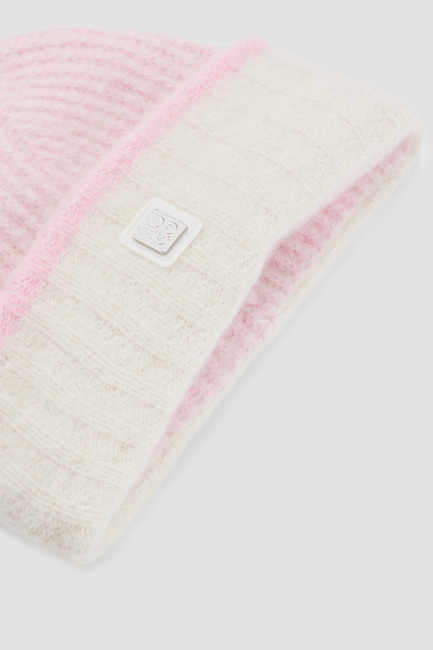 Женская розовая шапка HUGO 50500982;689