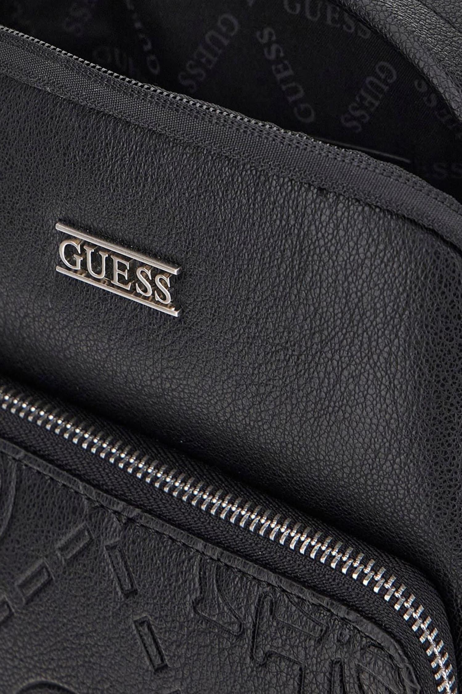 Чоловіча чорна сумка Guess HMBOMG.P5426;BLA