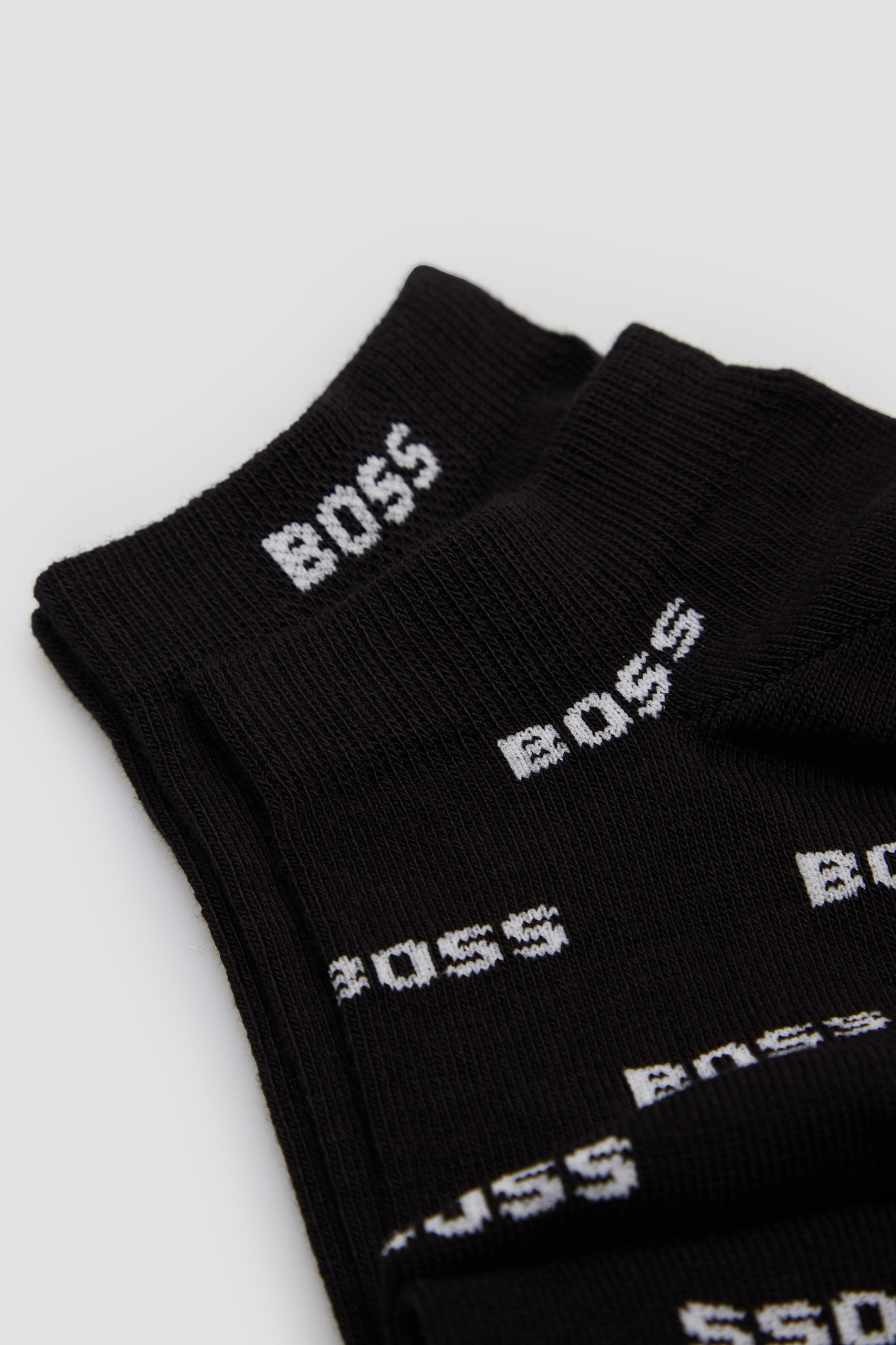 Женские черные носки (2 пары) BOSS 50510748;001