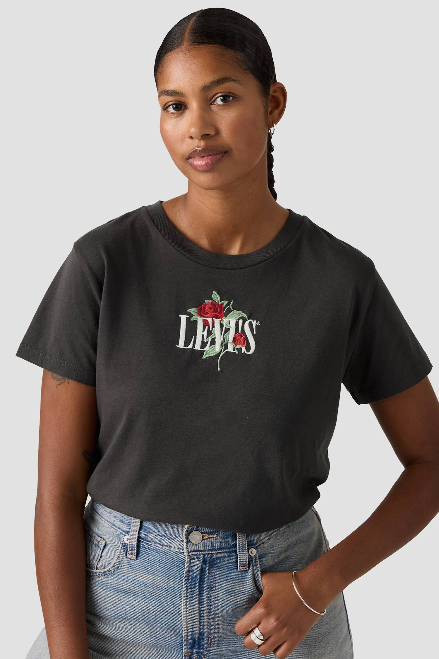 Жіноча темно-сіра футболка Levi’s® A8804;0066