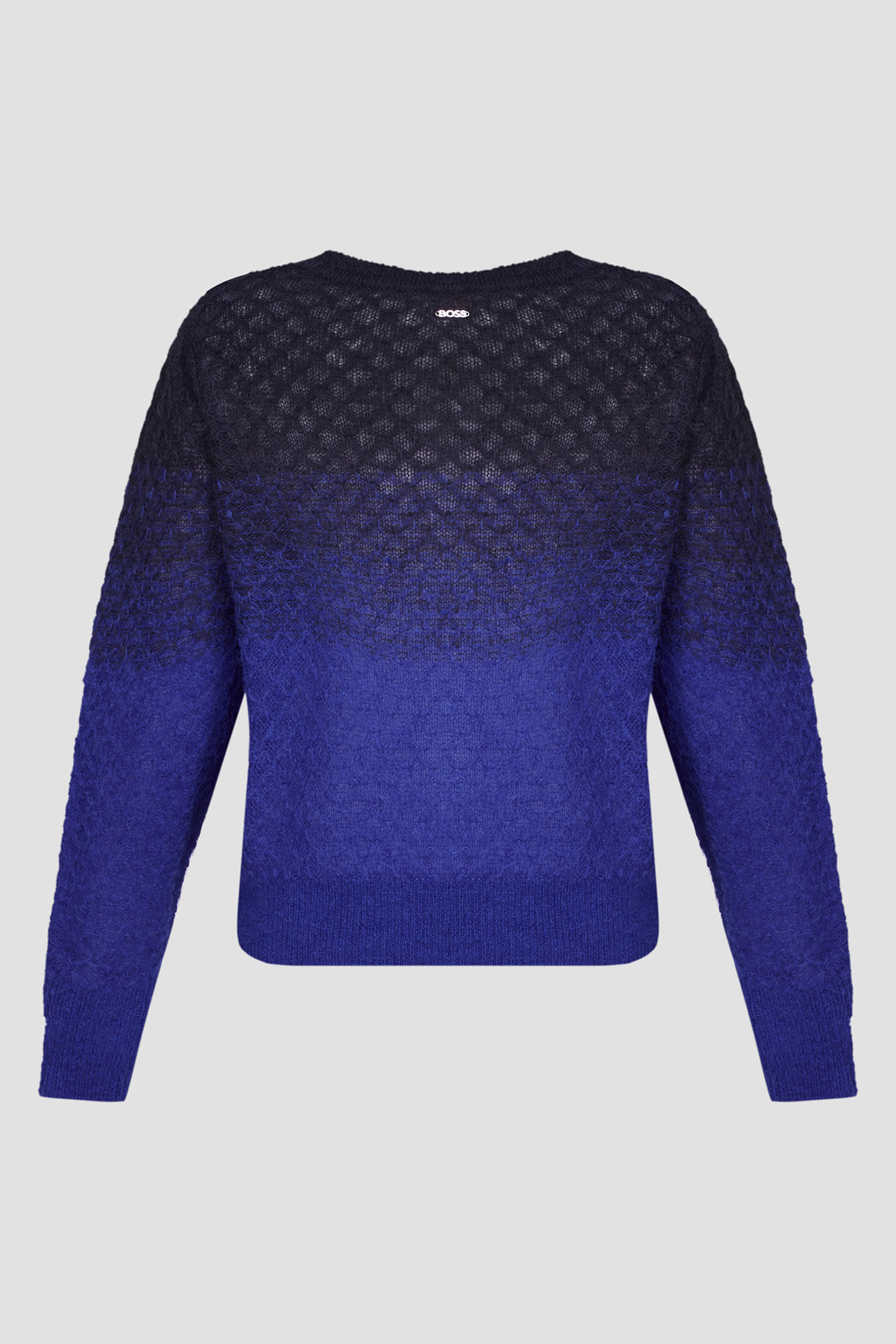Женский синий шерстяной джемпер BOSS 50502700;974