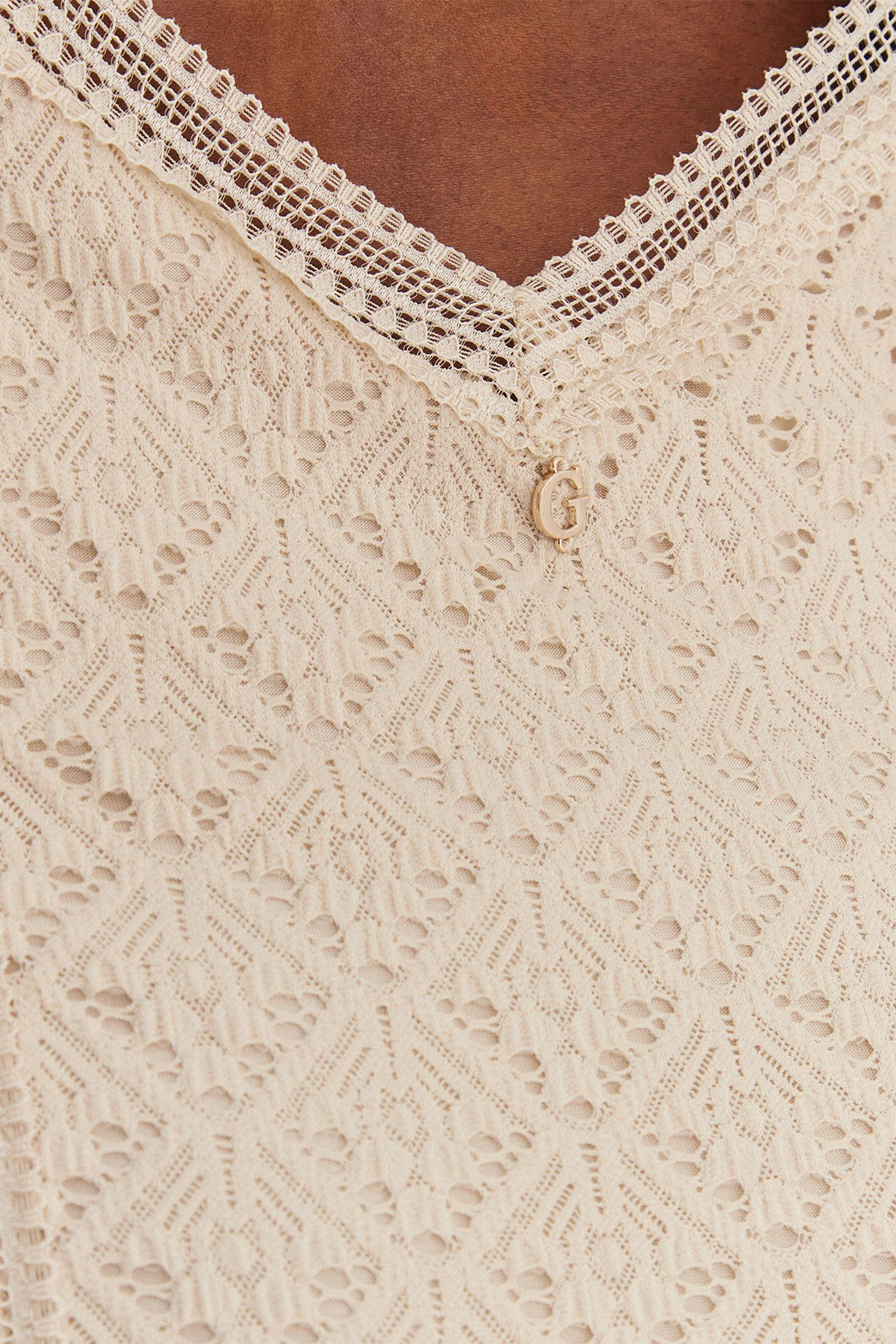 Женское бежевое платье Guess W6GK16.K2953;A11C