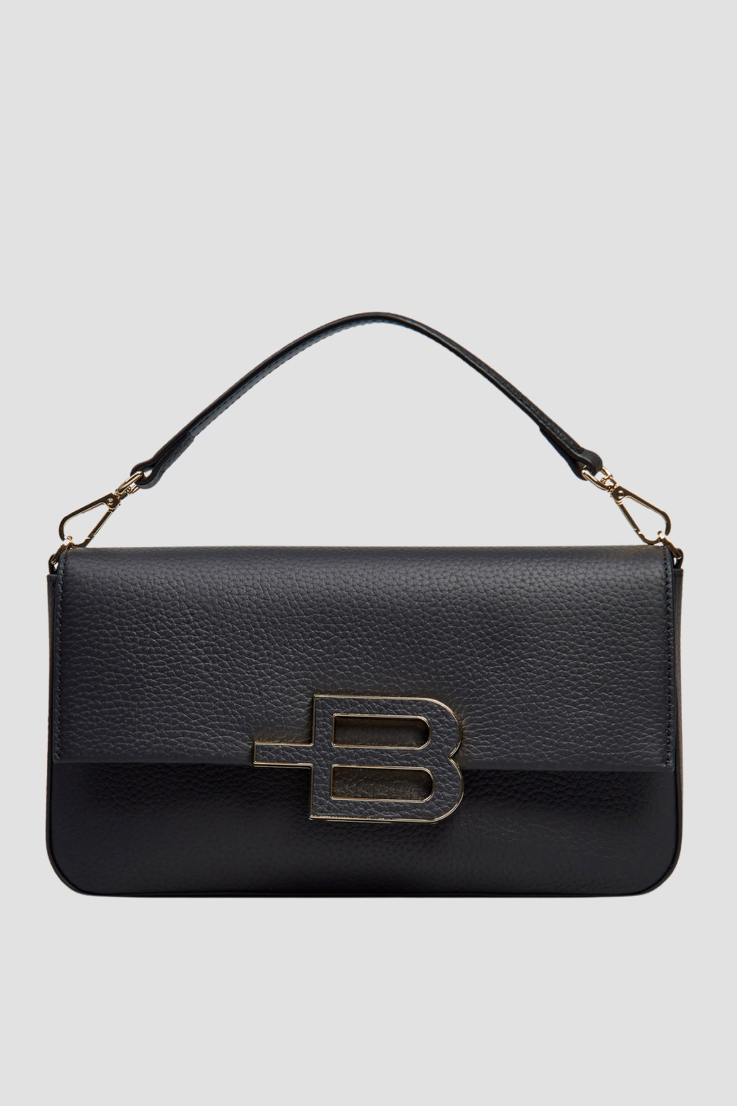 Женская черная кожаная сумка Baldinini B4E062XXVITE;0000