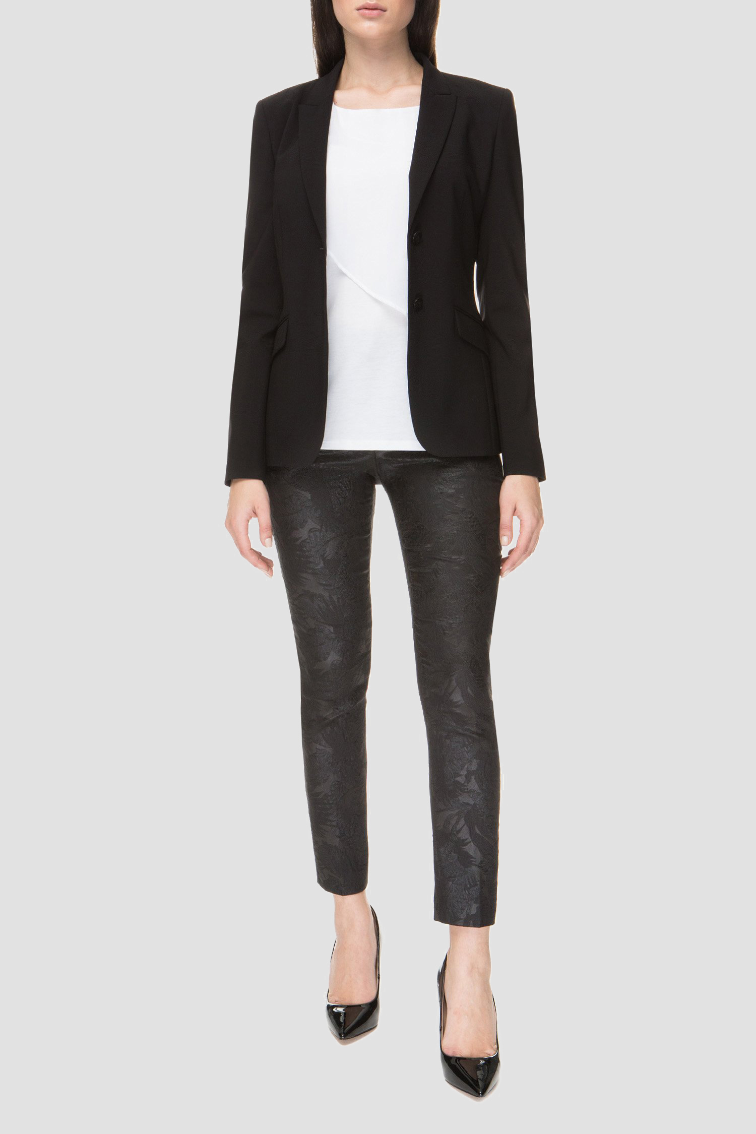 Женский черный жакет BOSS 50291853;001