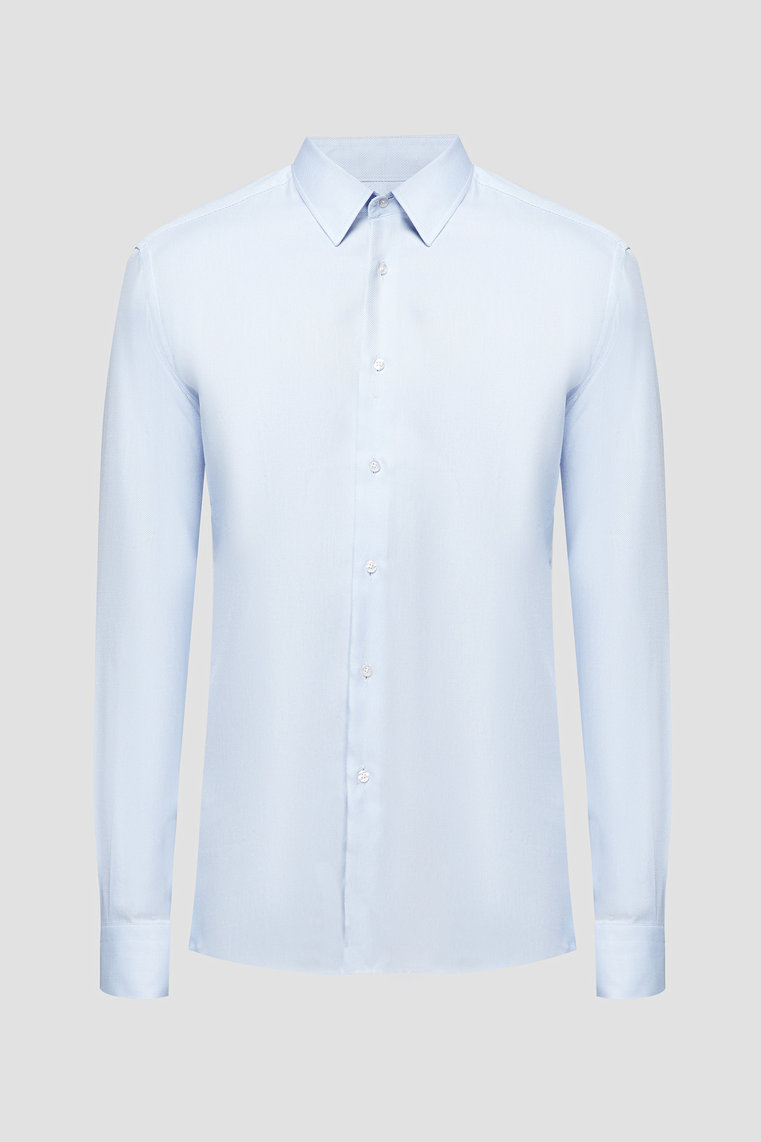 Мужская голубая рубашка Karl Lagerfeld 502654.605000;620