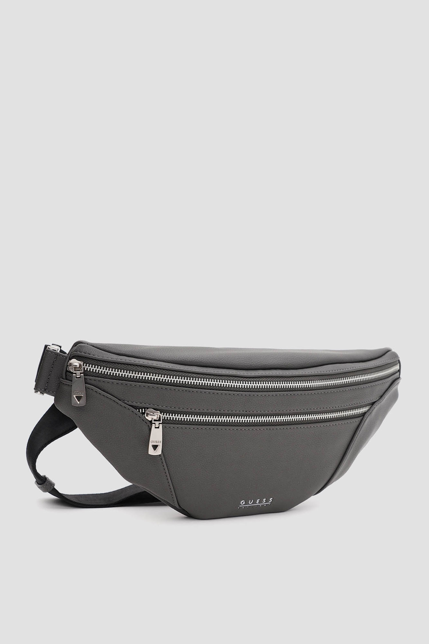 Мужская темно-серая поясная сумка Guess HMMETU.P4288;DGY