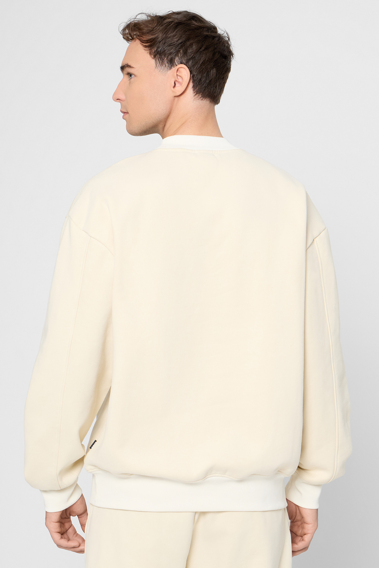 Мужской бежевый свитшот BOSS 50549069;131