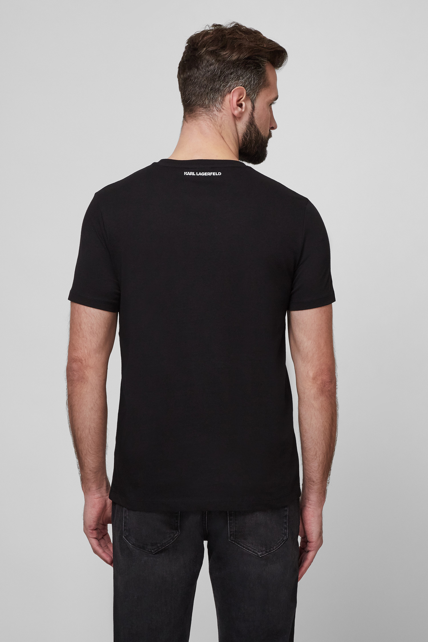 Мужская черная футболка Karl Lagerfeld 511224.755071;990