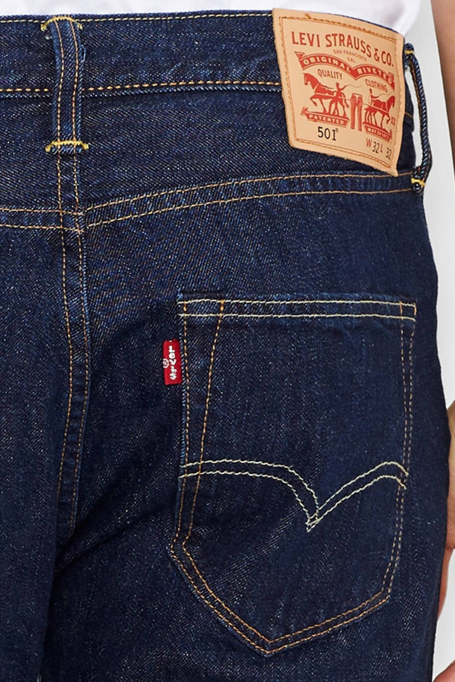 Чоловічі темно-сині джинси  501® Straight Levi’s® 00501;0101
