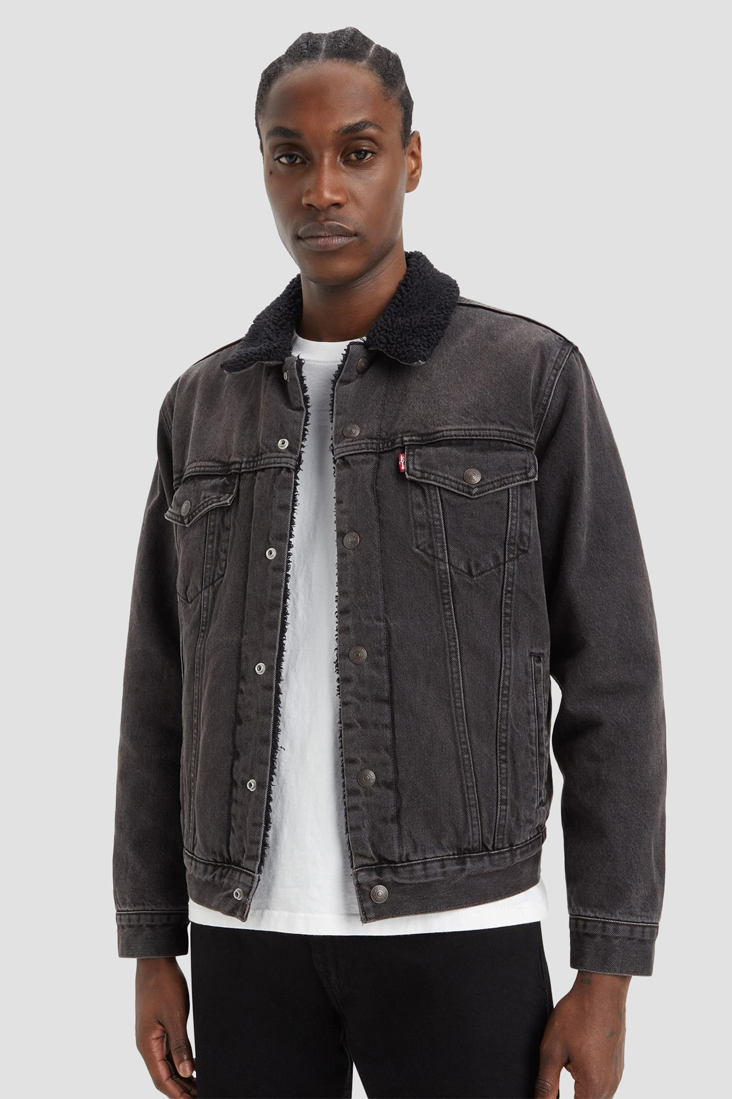 Чоловіча чорна джинсова куртка Levi’s® 16365;0241