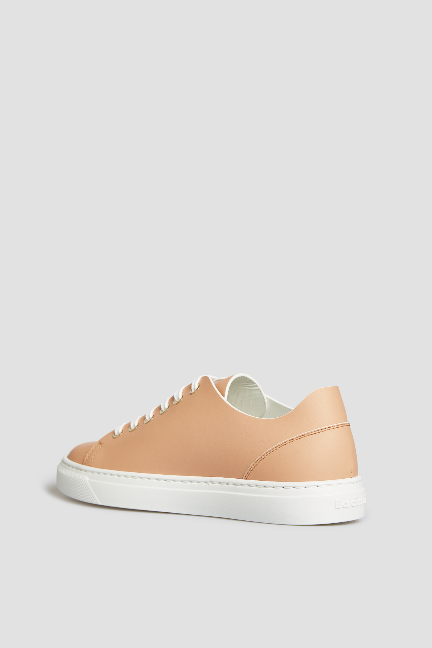 Женские персиковые кожаные сникерсы BALDININI 198055;87