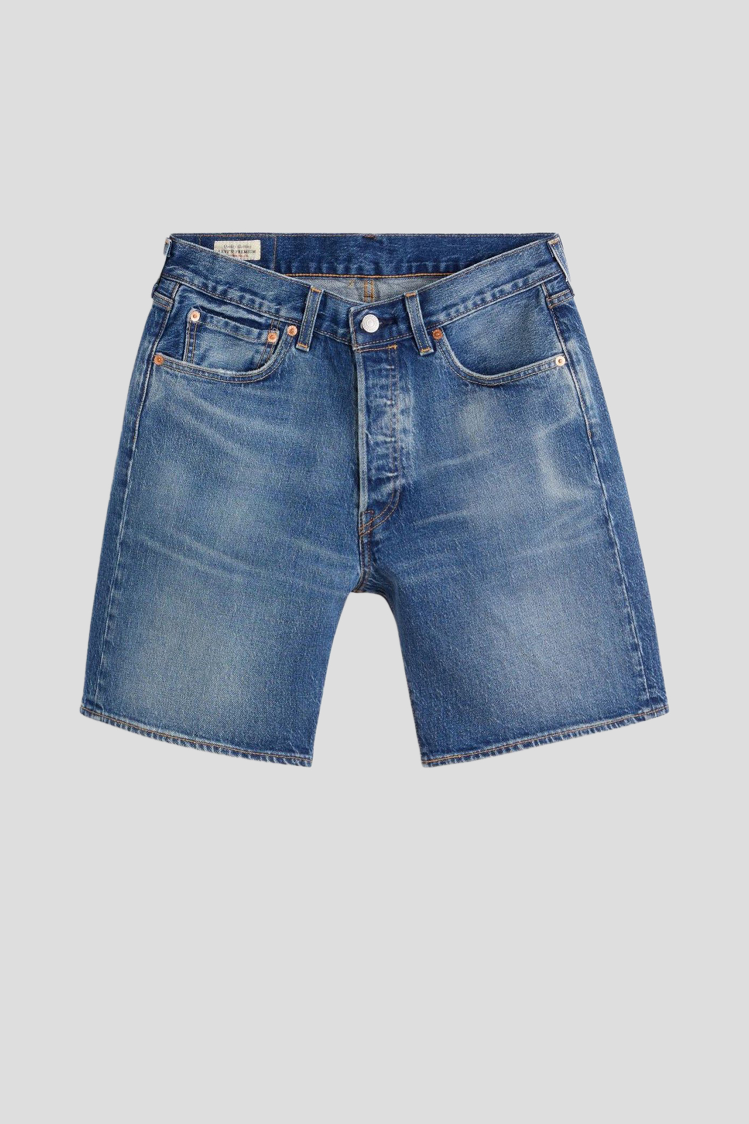 Мужские синие джинсовые шорты 501® Levi’s® 36512;0164