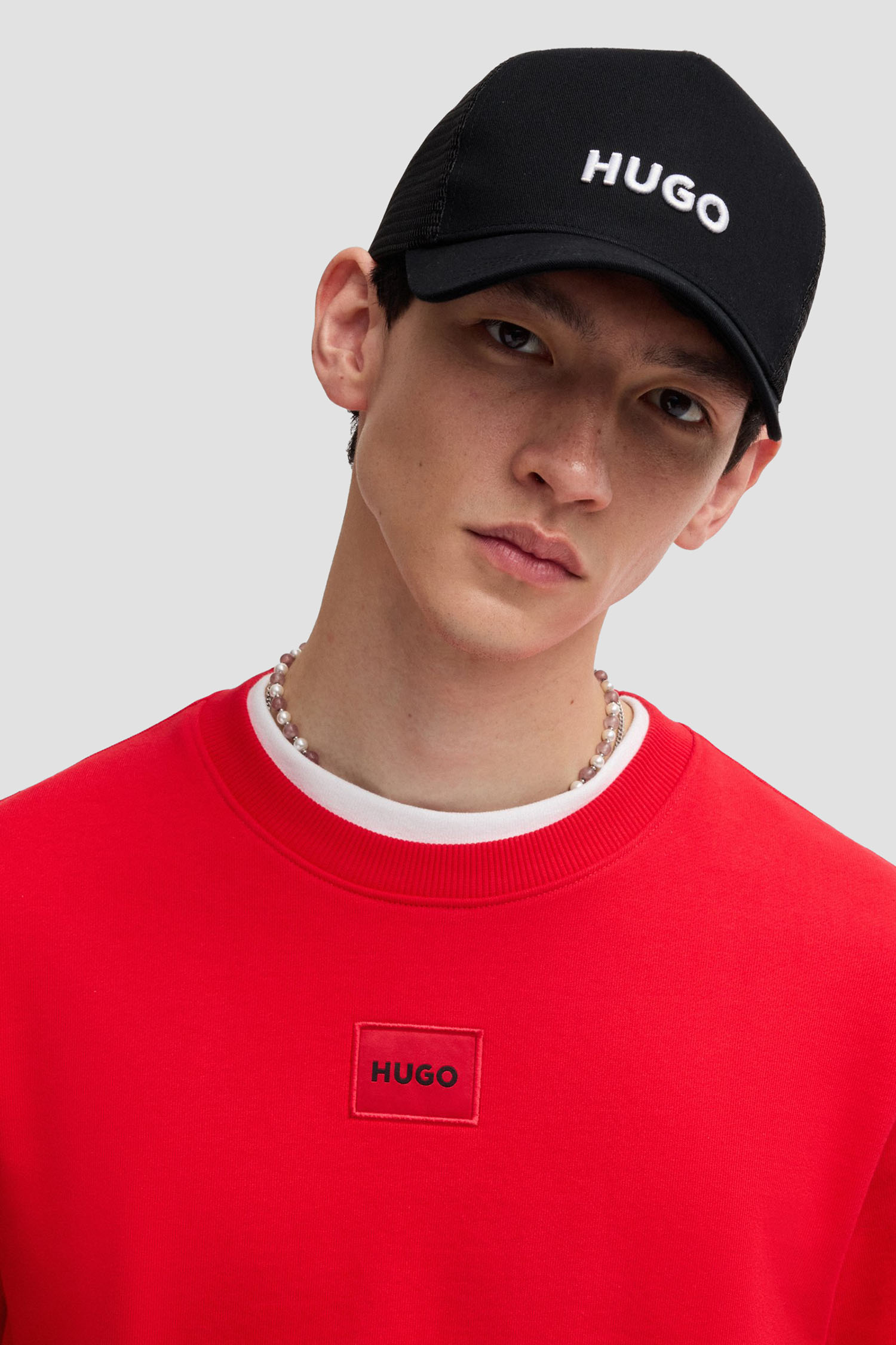 Чоловіча чорна кепка HUGO 50535942;001