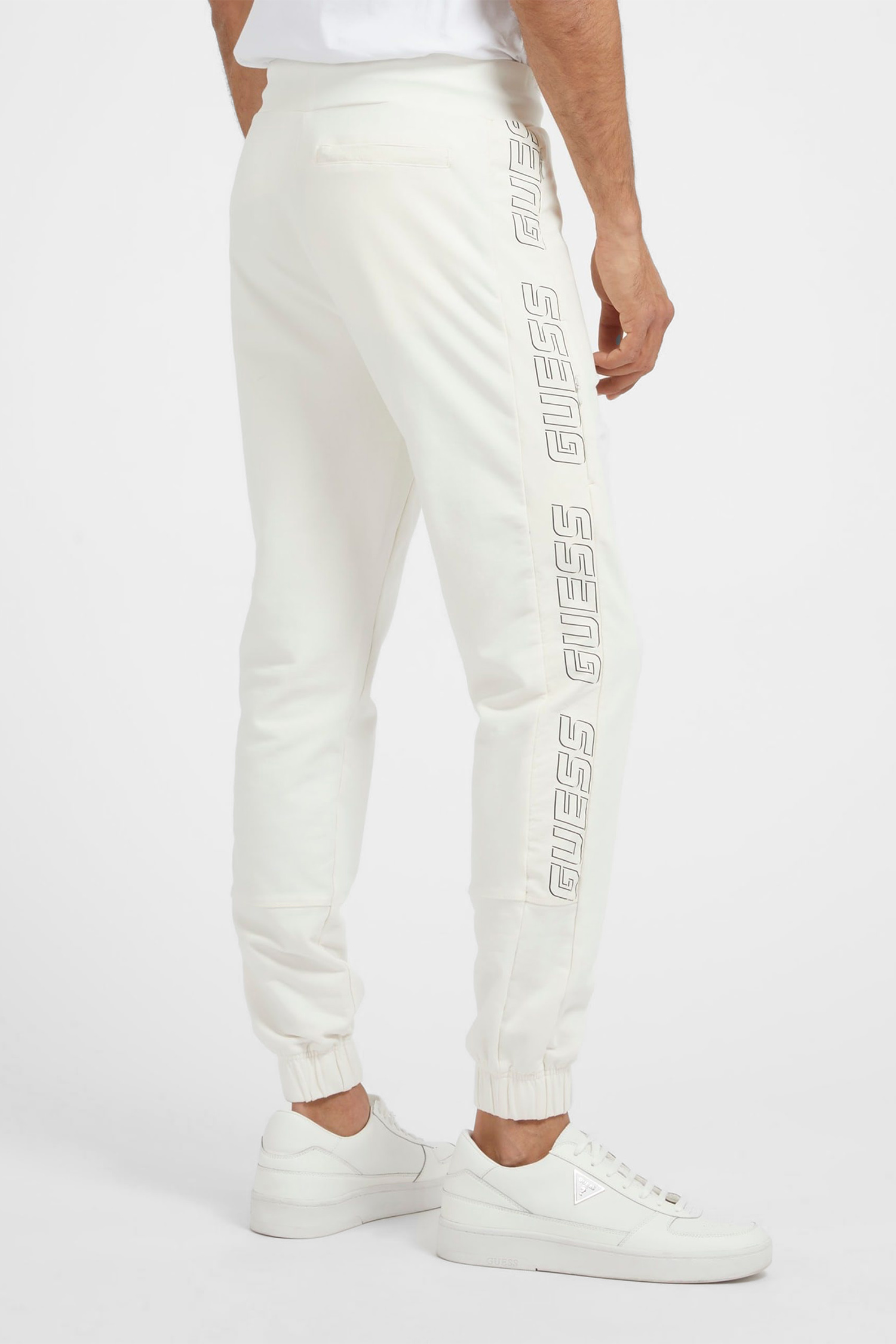 Мужские белые спортивные брюки Guess Z3YB09.K6ZS0;G018