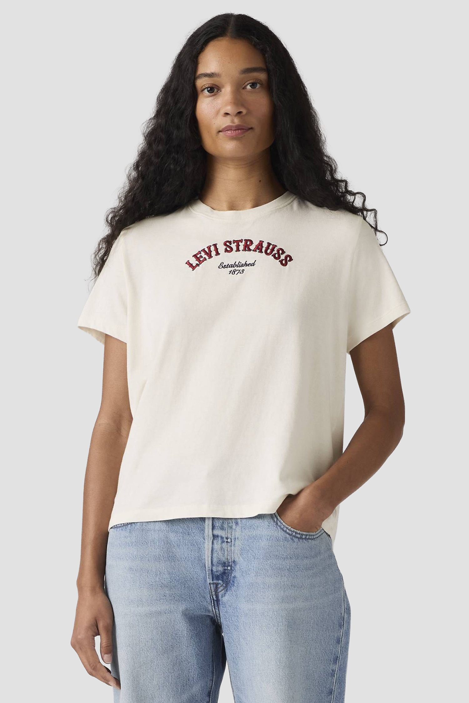Женская белая футболка Levi’s® 005GV;0001