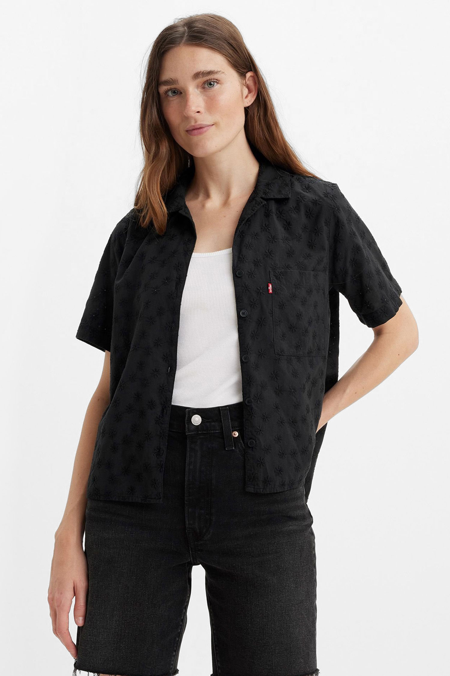 Женская черная рубашка Levi’s® A7175;0009