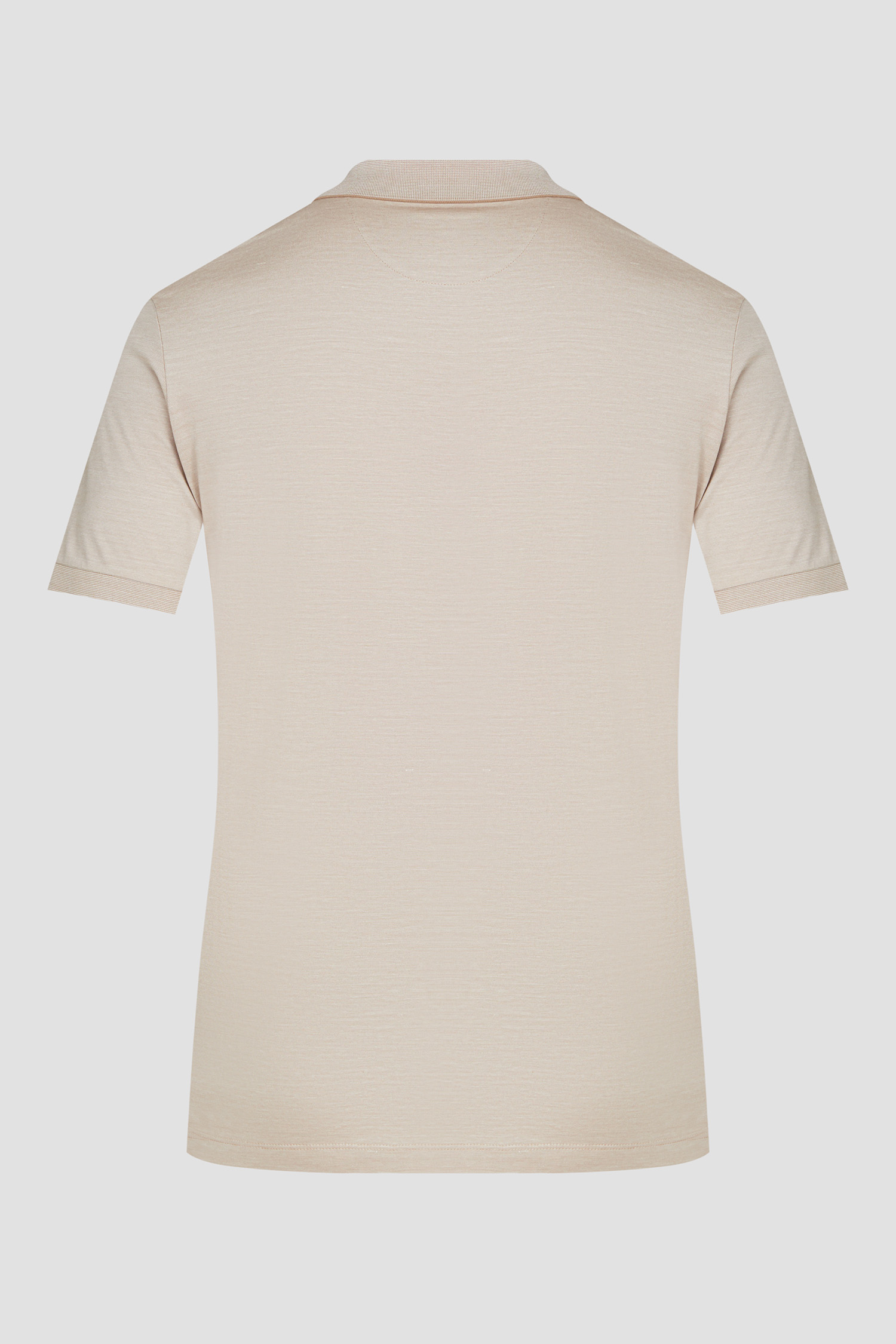 Мужское бежевое шелковое поло BOSS 50507769;260