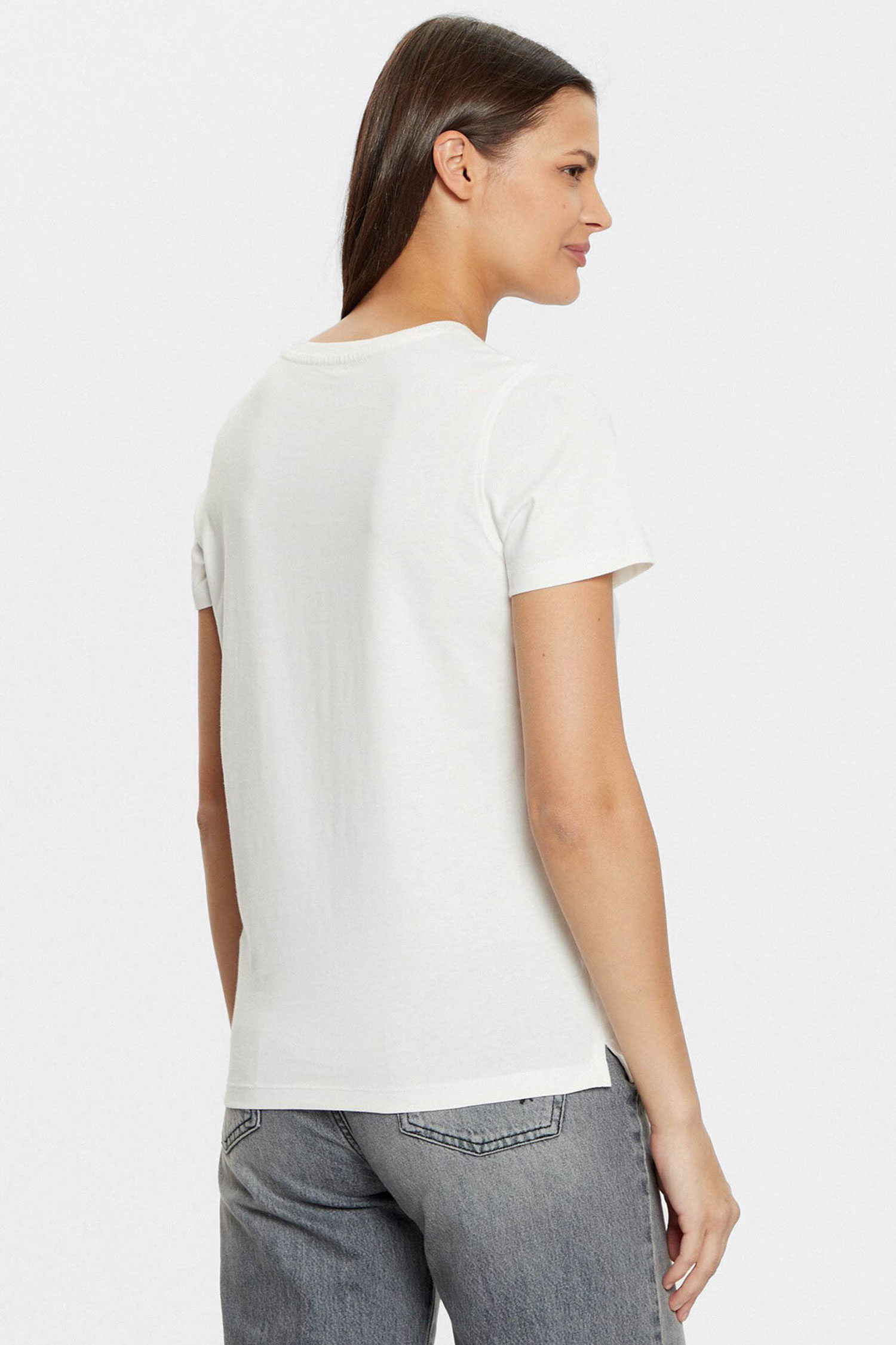 Женская белая футболка Guess W5RI19.I3Z14;G012