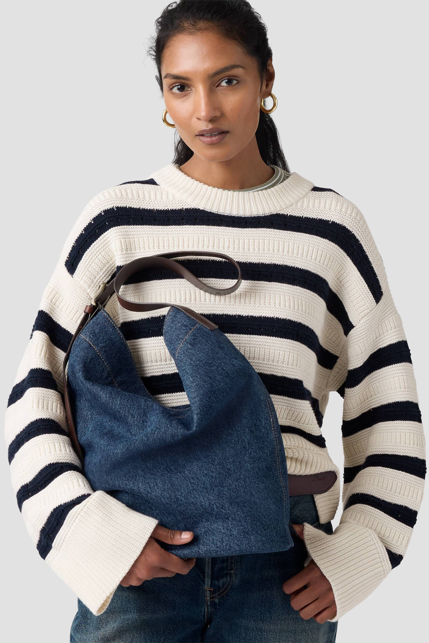 Женская синяя джинсовая сумка Levi’s® 005DN;0001