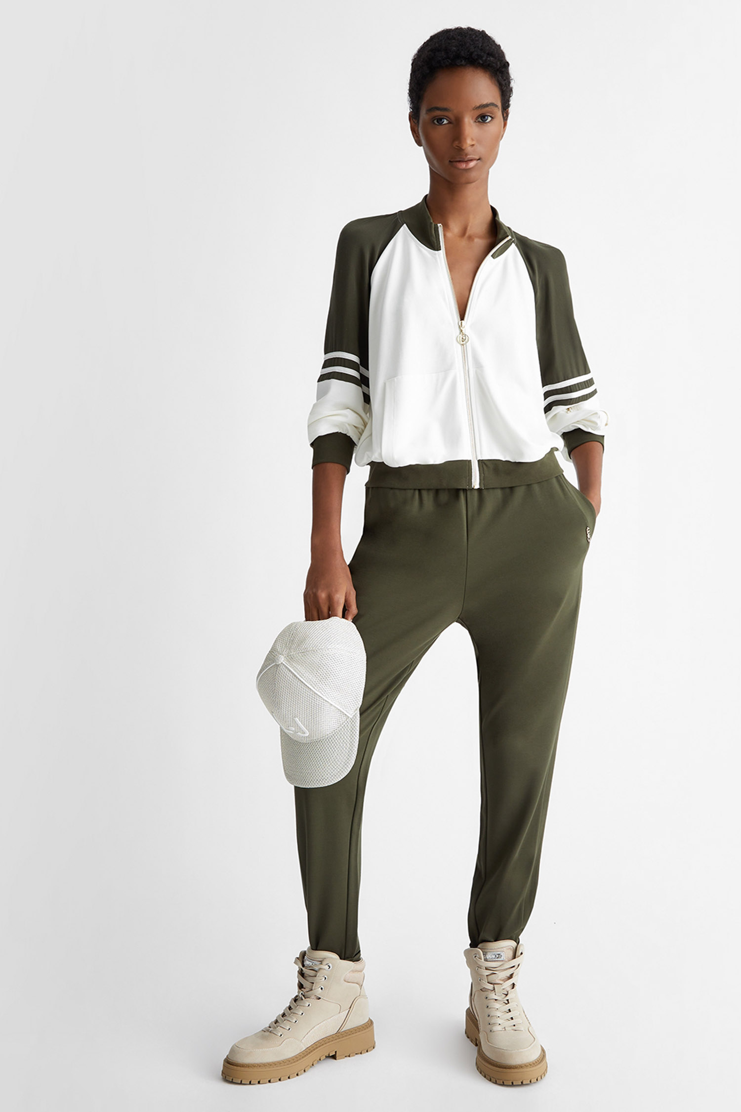 Жіноча біла спортивна кофта Liu Jo TA4175.J5942;N9045